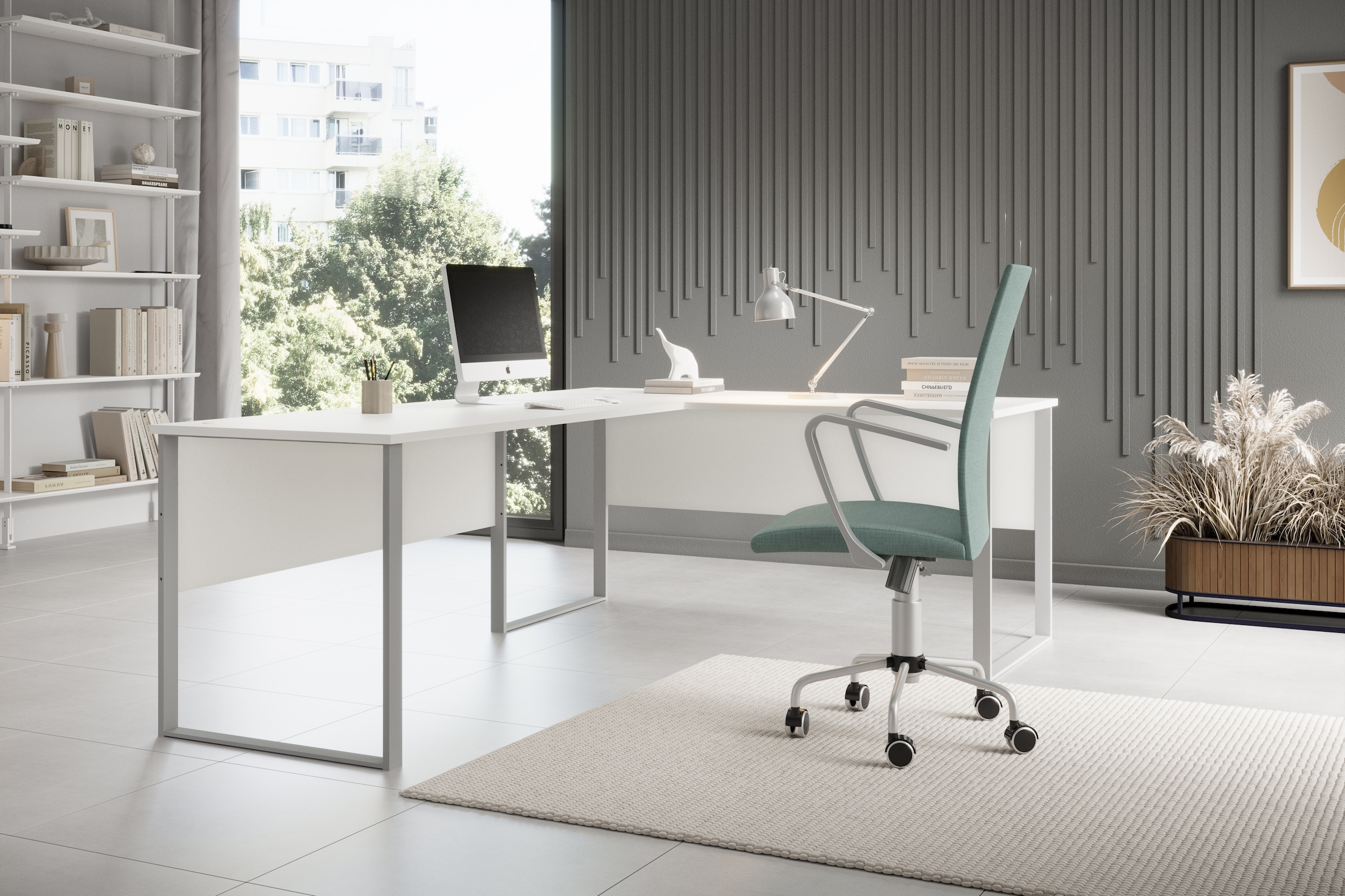 BEGA OFFICE Eckschreibtisch »Amanda« 1 Stk. tlg. Winkelschreibtisch rechts links montierbar