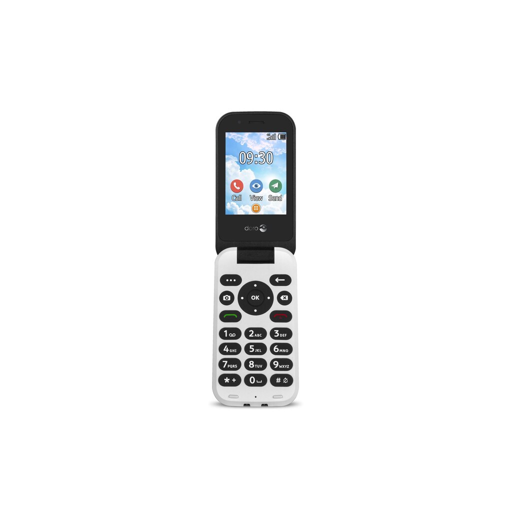 Doro Smartphone »7030 Schwarz«, (7,1 cm/2,8 Zoll, 0 GB Speicherplatz,)