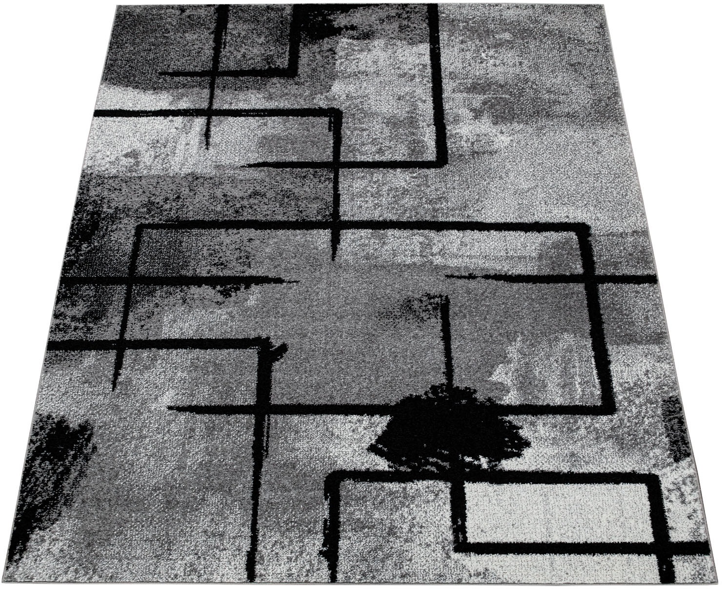 Image of Paco Home Teppich »Mondial 112«, rechteckig, 11 mm Höhe, Kurzflor, modernes abstraktes Design, ideal im Wohnzimmer & Schlafzimmer bei Ackermann Versand Schweiz