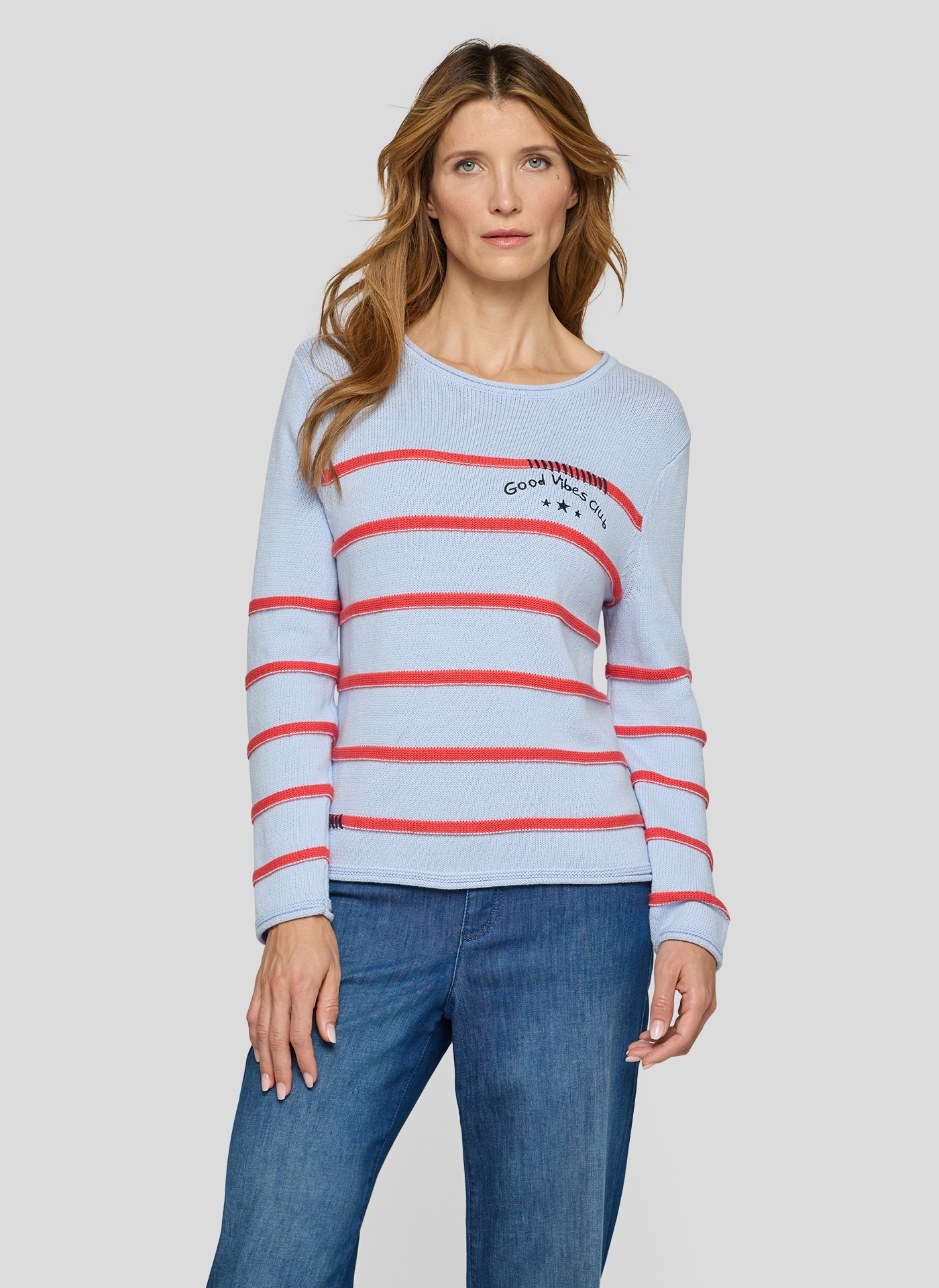 Image of Rabe Strickpullover mit Streifen Muster