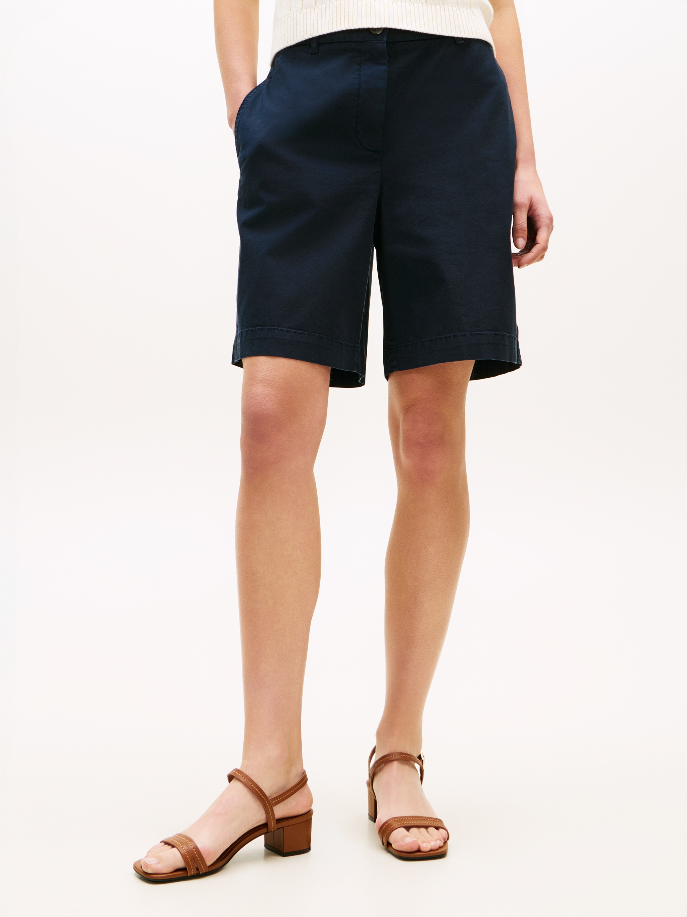 Tommy Hilfiger Short en chino »CO GMD BLEND CHINO SHORT«  mit umgeschlagenem Beinabschluss