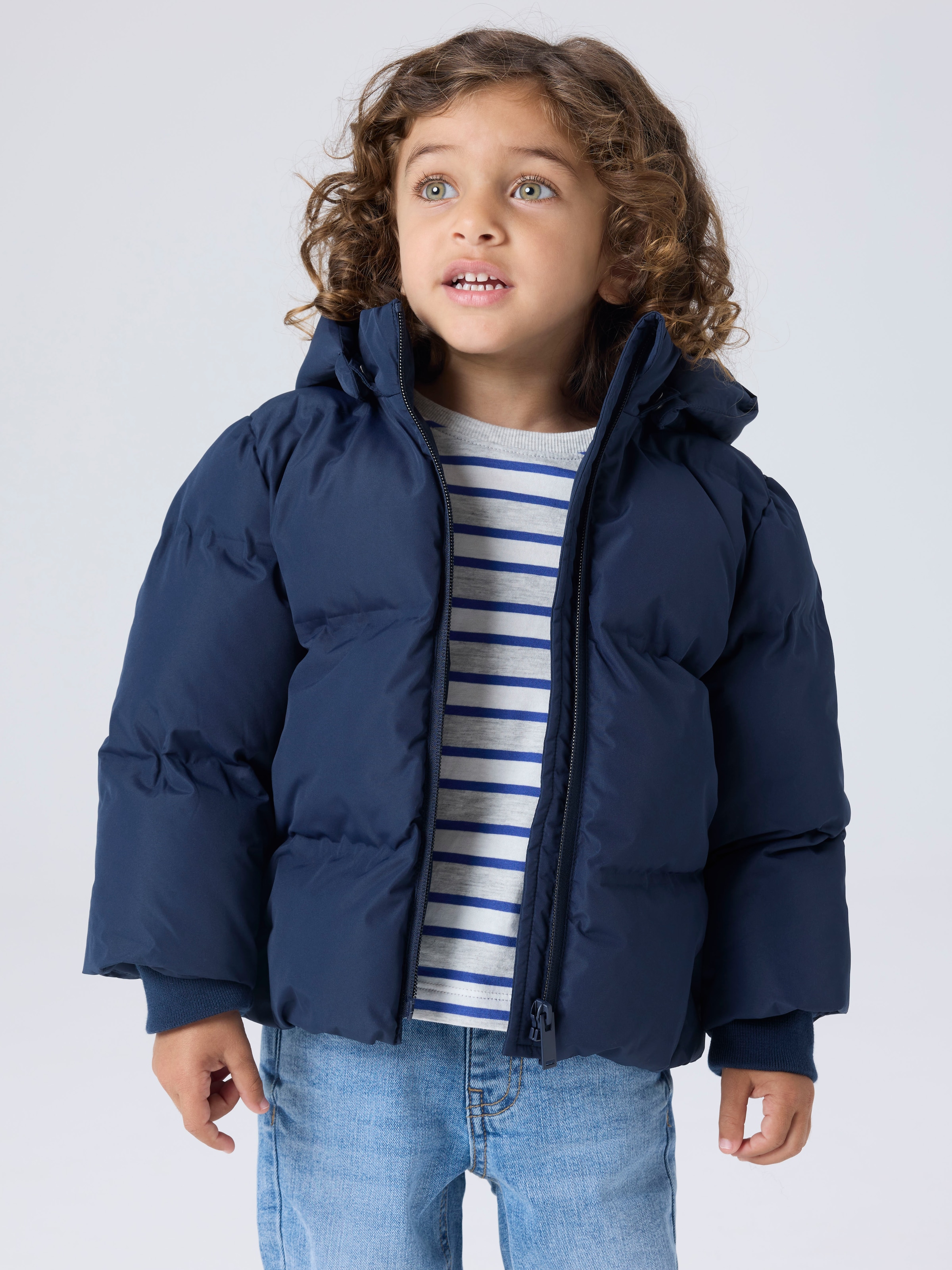 Name It Veste matelassée »NMNMUSK PUFFER JACKET TB« mit Kapuze