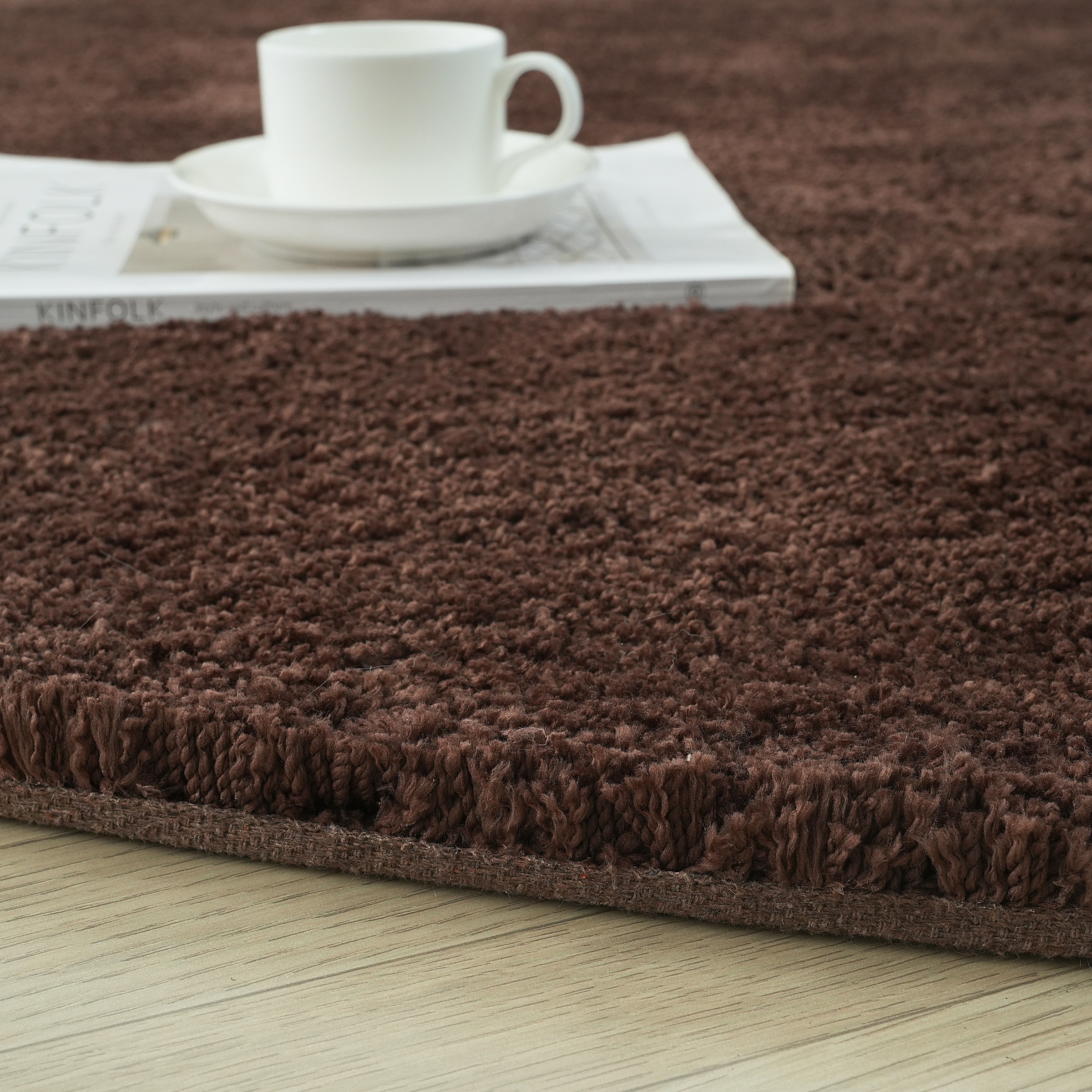 LeGer Home by Lena Gercke Hochflor-Teppich »Halrum, einfarbig, besondere Form, modern« organische Form, bean shape, kuschelig, Wohnzimmer, Schlafzimmer