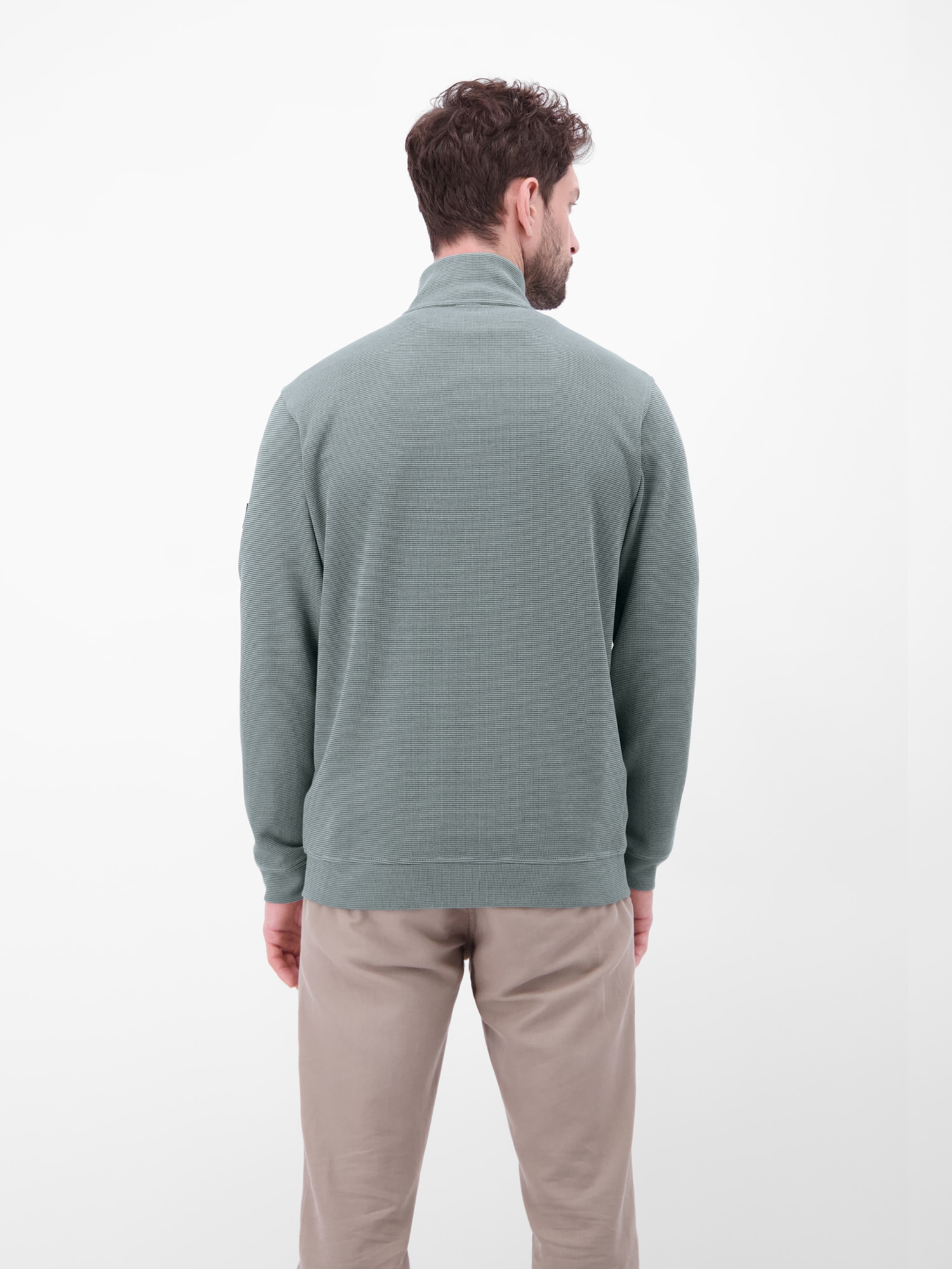 LERROS Sweatjacke mit Stehkragen