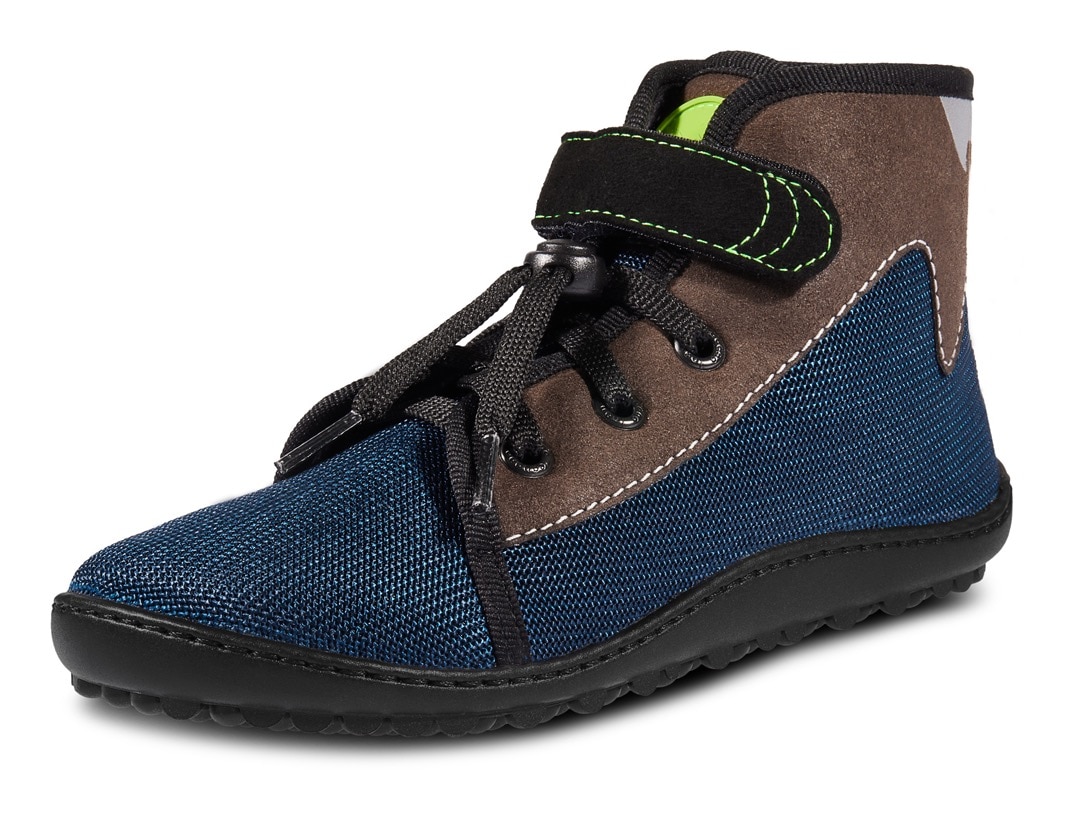 Leguano Chaussures pieds nus »LEGUANITO SCIPPO«  chaussure à lacets, chaussure à scratch, chaussure confortable, lavable en machine