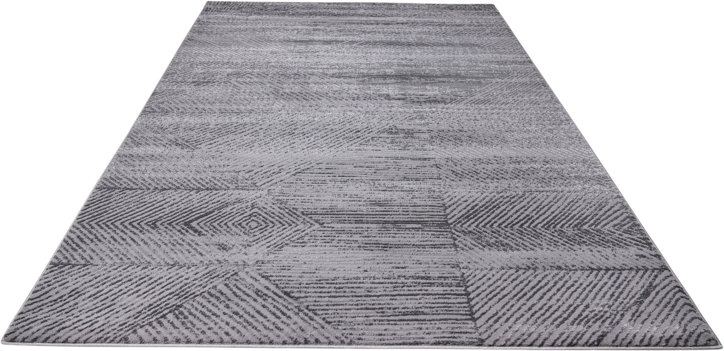 Image of andas Teppich »Svante«, rechteckig, 24 mm Höhe, Hoch-Tief-Struktur mit 3D-Effekt, modernes Design, Wohnzimmer, Schlafzimmer, Esszimmer bei Ackermann Versand Schweiz