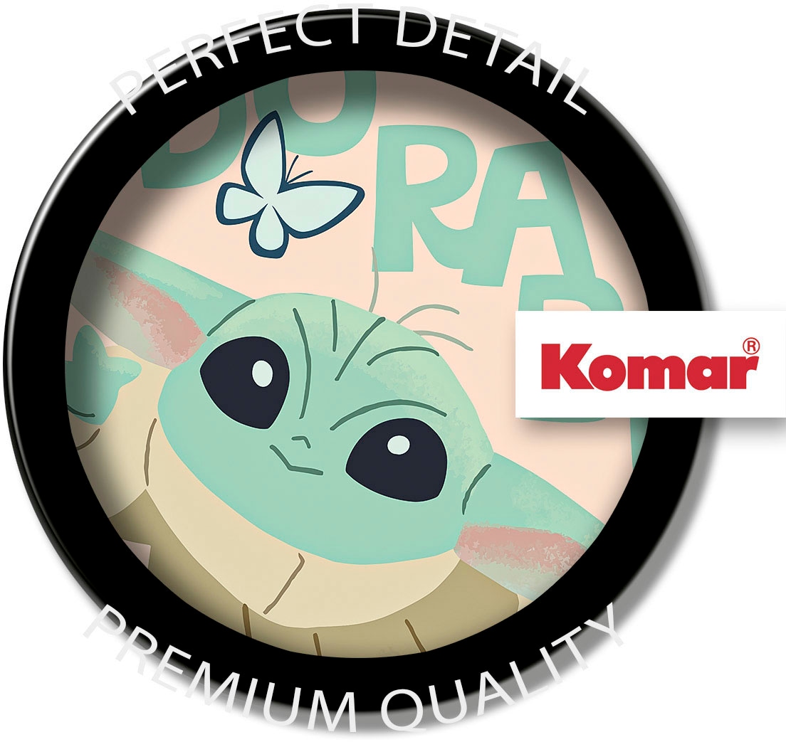 Komar Leinwandbild »The Mandalorian Little Grogu Adorable - Grösse 30 x 30 cm«, Disney, (1 St., 30 x 30 cm (Breite x Höhe), Keilrahmenbild mit Echtholzrahmen, Kinderzimmer