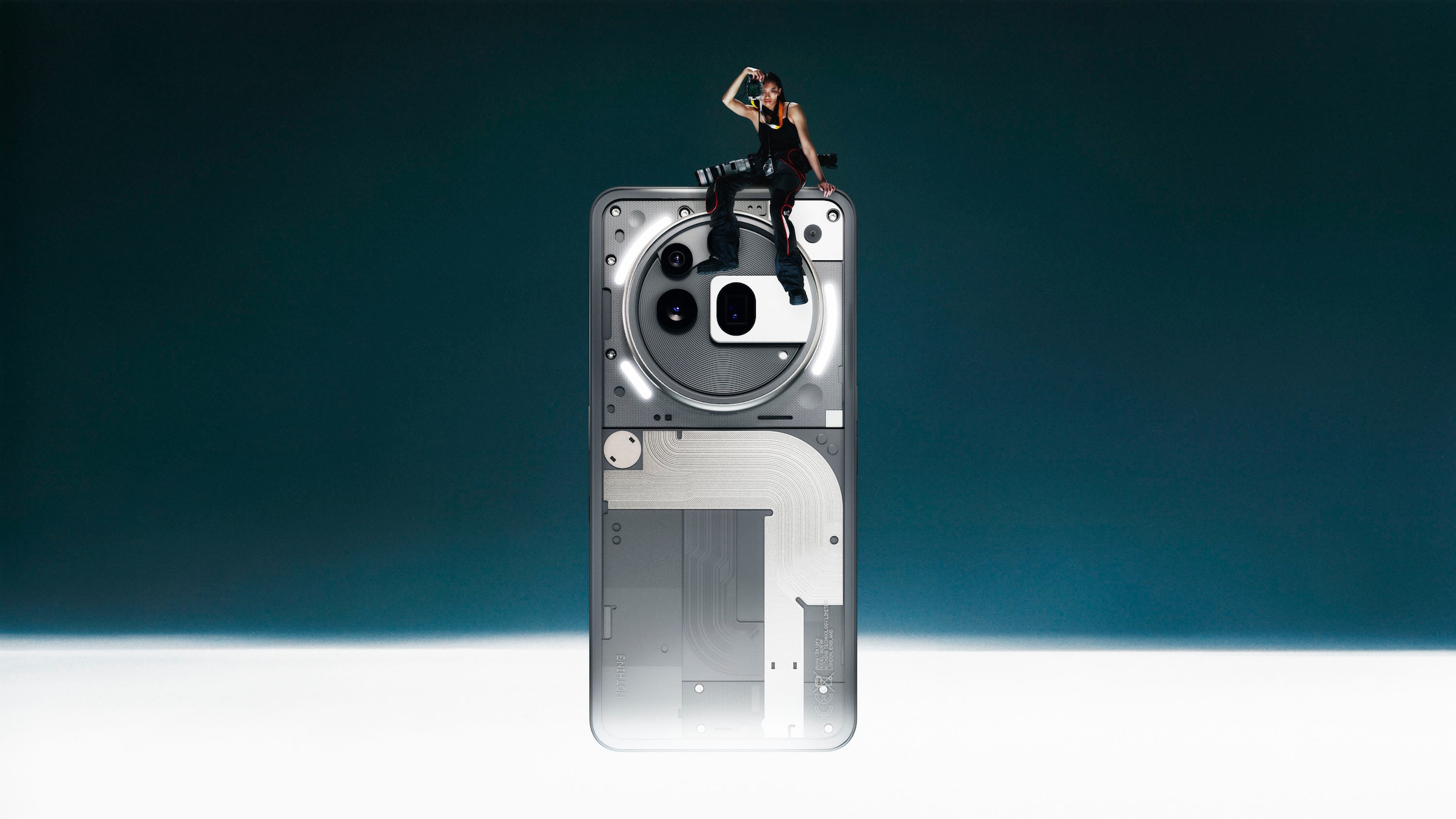 NOTHING Smartphone »PHONE (3a) Pro 256GB« Grau