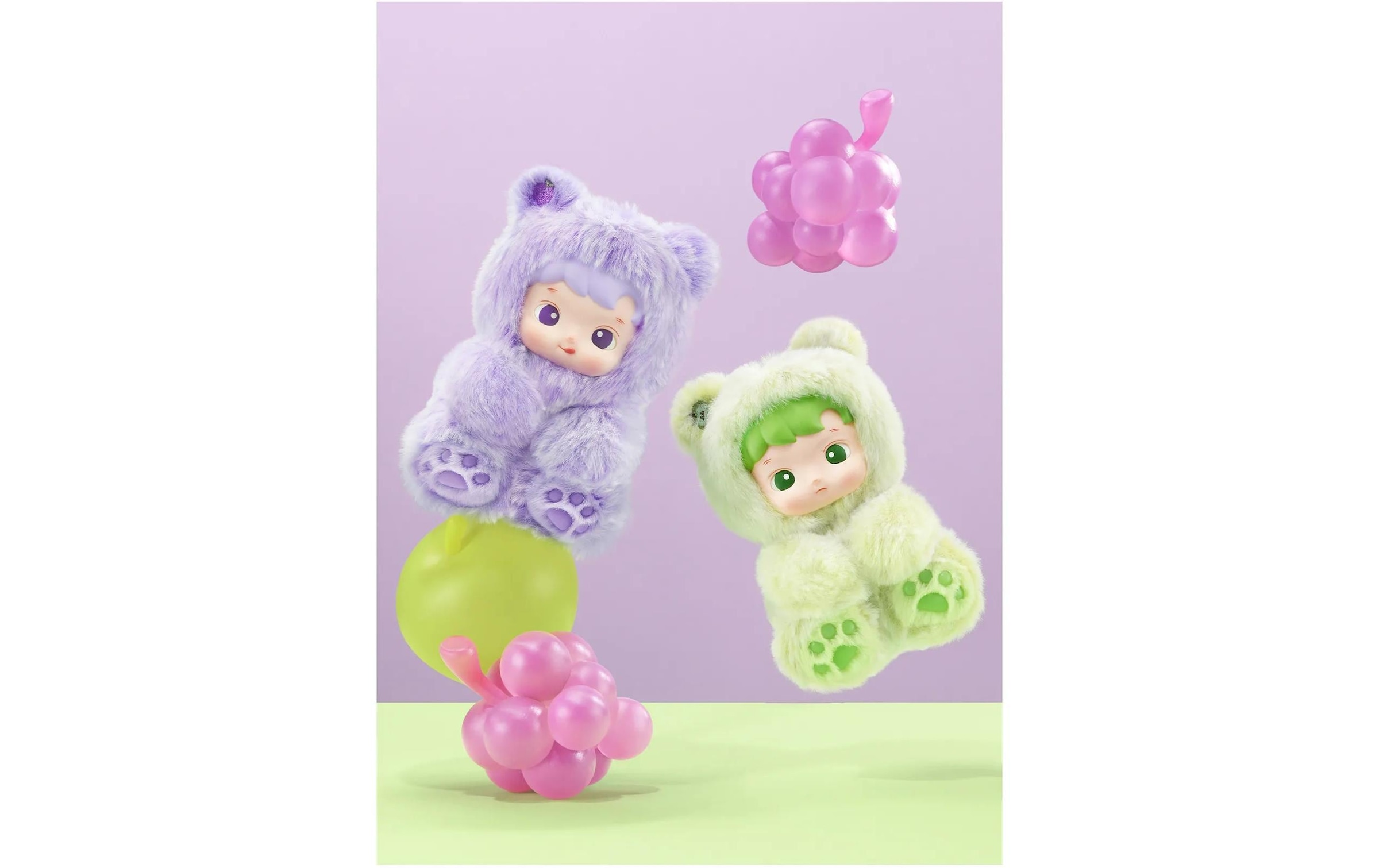 Plüschfigur »Pop Mart Plüsch-Anhänger Hacipupu Gummy Bear Blind Box«