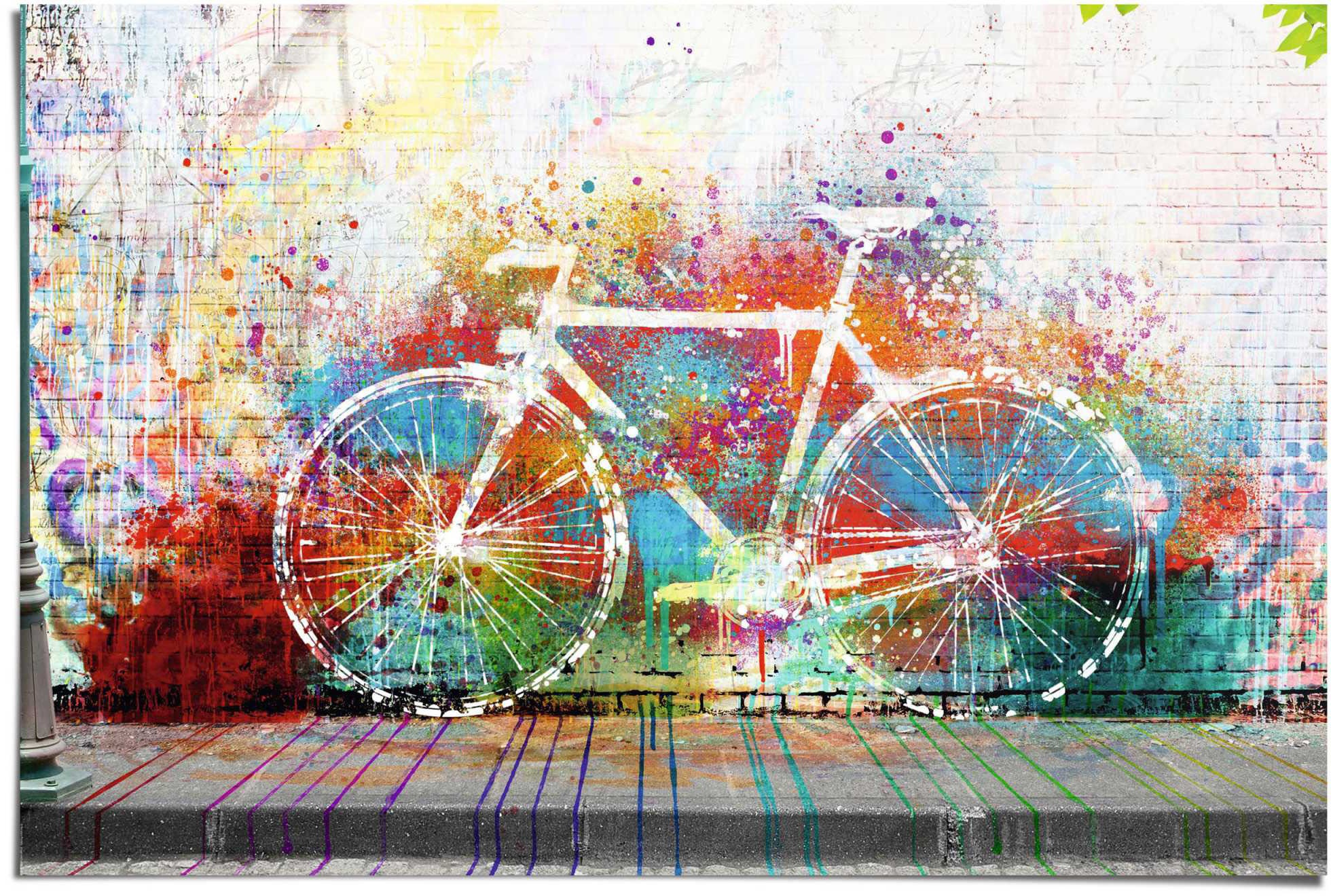Image of Reinders Poster "Graffiti Fahrrad" 1 Stk. tlg.