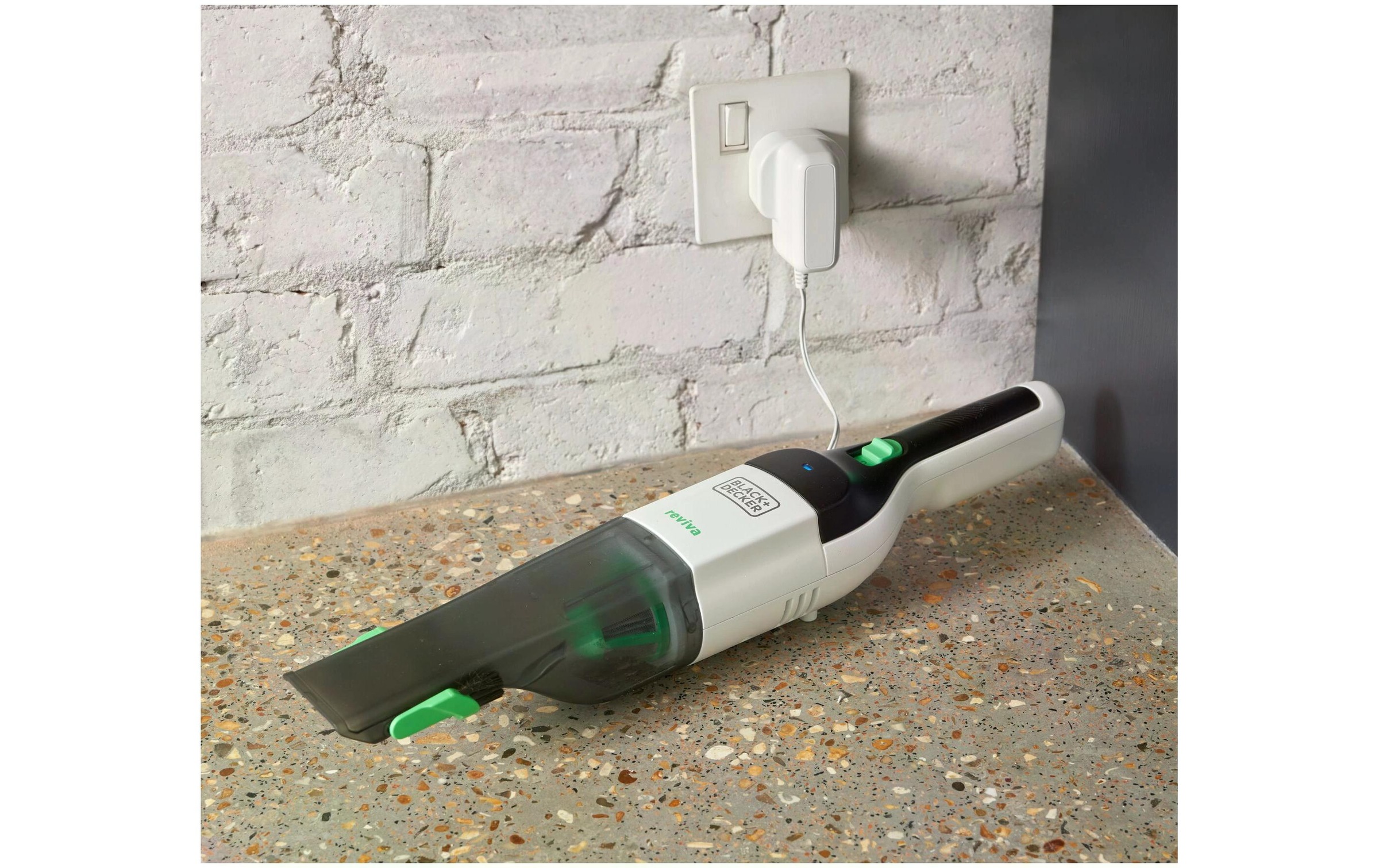 Black + Decker Akku-Handstaubsauger »REVHV8C-QW Schwarz/Weiss«