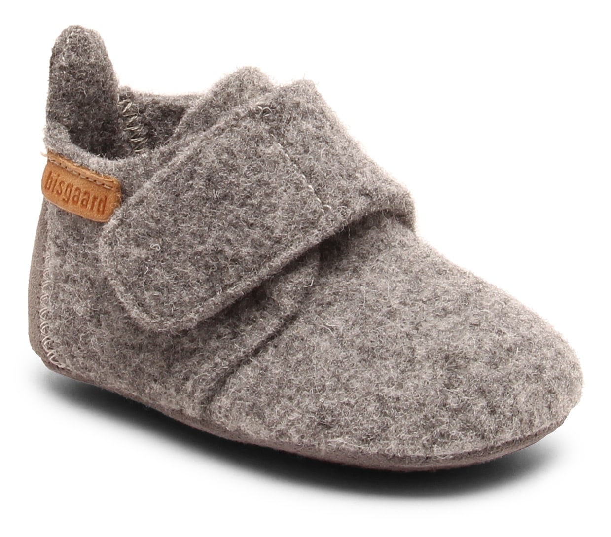 Hausschuh »Bisgaard Baby Wool«, Wagenschuh, Babyschuh, Schlupfschuh mit Klettverschluss