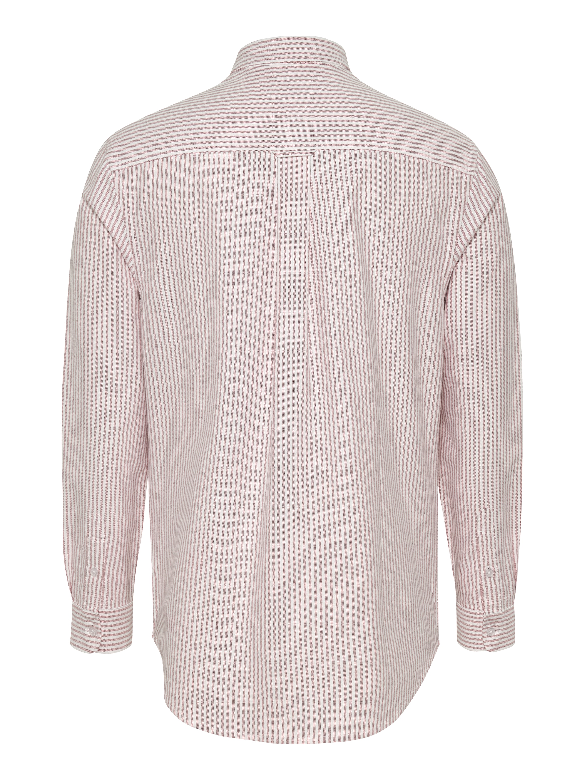 Tommy Jeans Langarmhemd »TJM STRIPE OXFORD SHIRT EXT«, mit Logostickerei