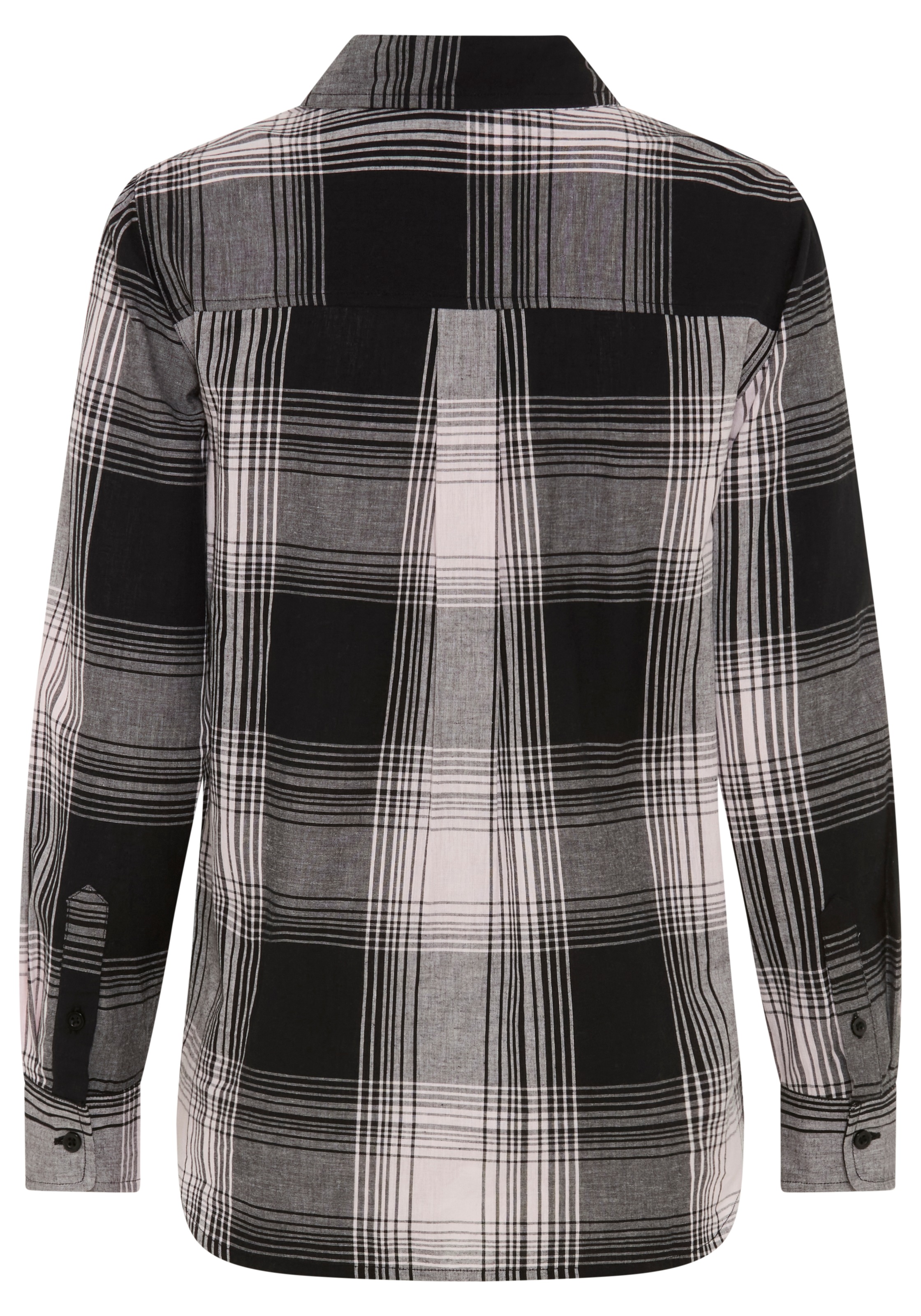 Laura Scott Karobluse klassische Bluse, kariertes Muster, aus leichter Web-Baumwolle
