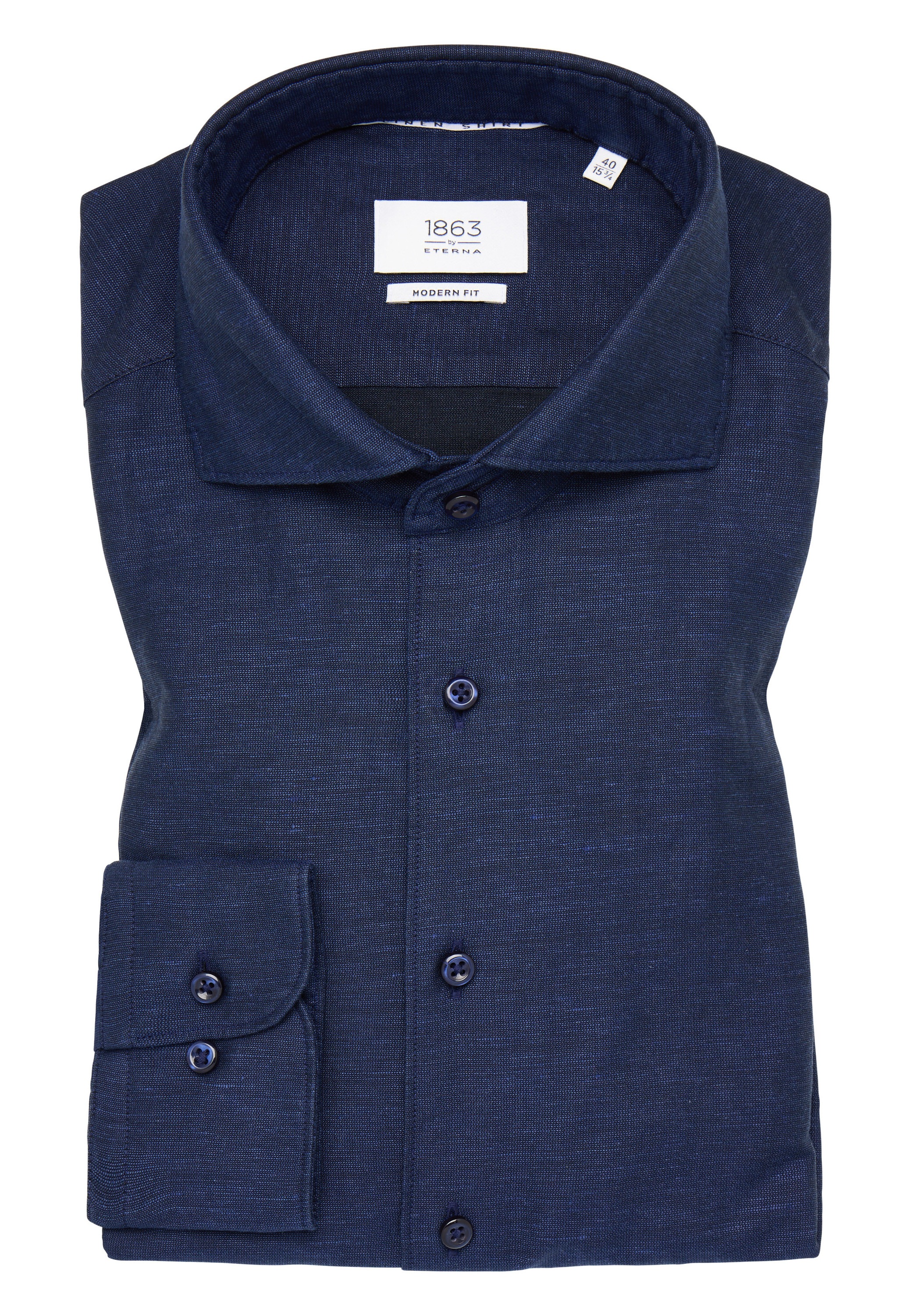 Eterna Langarmhemd »MODERN FIT«, EASY IRON (bügelleicht)