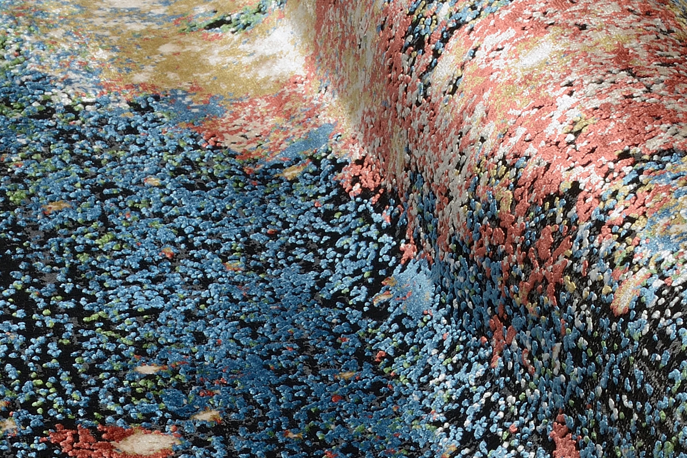 WK WOHNEN Teppich »LUXURY FOUR« rechteckig 7 mm Höhe fein eingefasst, sowie speziell veredelt, besonders flache Struktur