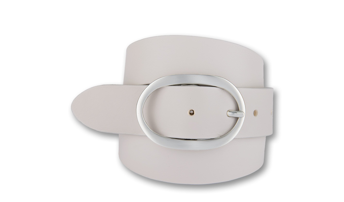 BERND GÖTZ Ledergürtel mit ovaler Dornschliesse