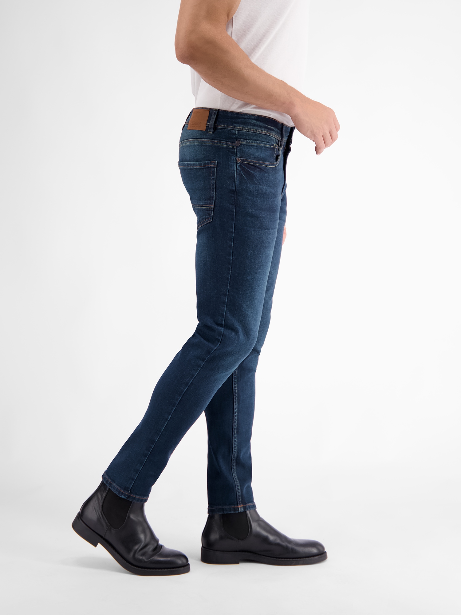 LERROS Pantalon 5 poches »LERROS CONLIN 5-Pocket Stretch-Denim, SLIM FIT, unifarben CONLIN«