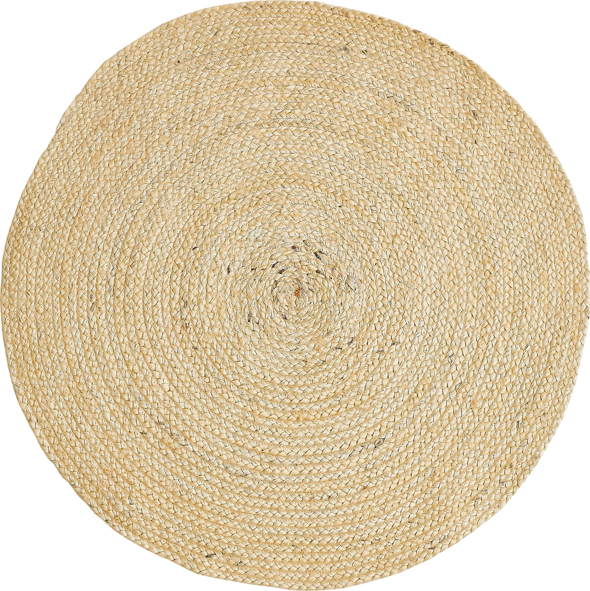 Image of GOODproduct Teppich "Ibiza" rund 7 mm Höhe Jute-Teppich, Wendeteppich, handgewebt, Naturfaser, Boho-Stil