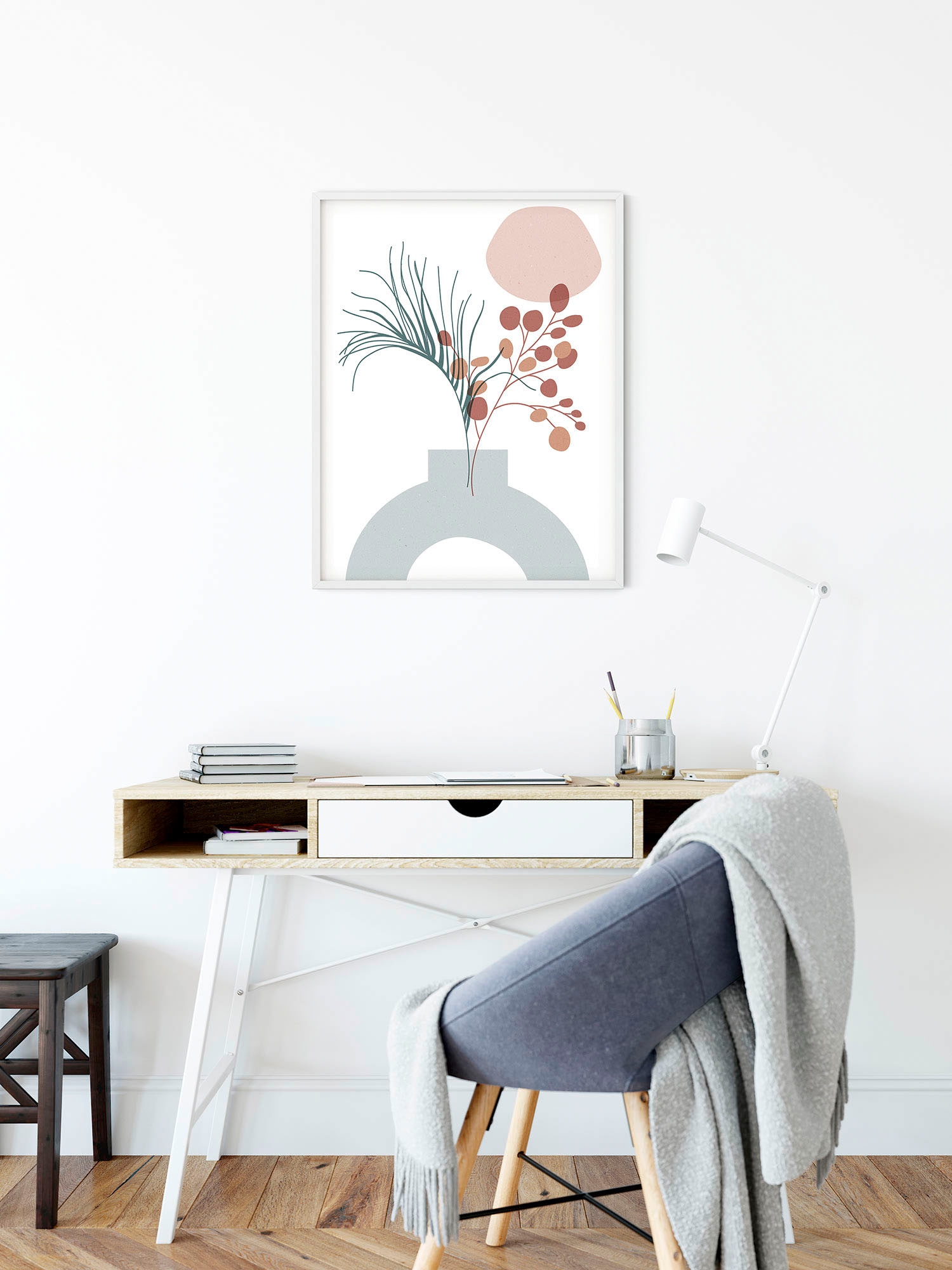 Komar Wandbild »Bohemian Vase«, (1 St.), Deutsches Premium-Poster Fotopapier mit seidenmatter Oberfläche und hoher Lichtbeständigkeit. Für fotorealistische Drucke mit gestochen scharfen Details und hervorragender Farbbrillanz.