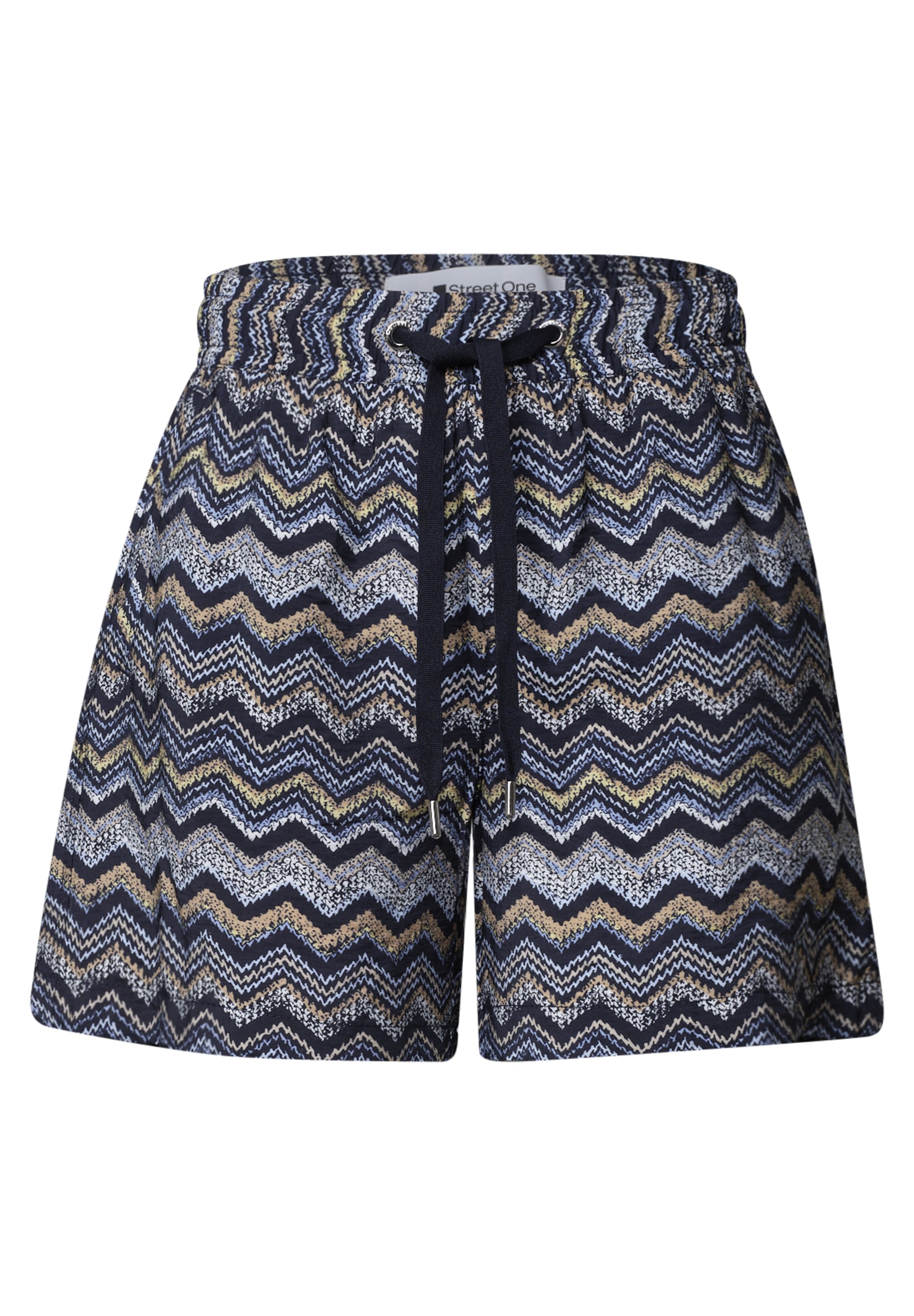 STREET ONE Shorts »Style Emee«  Sommershorts mit Zick-Zack-Muster