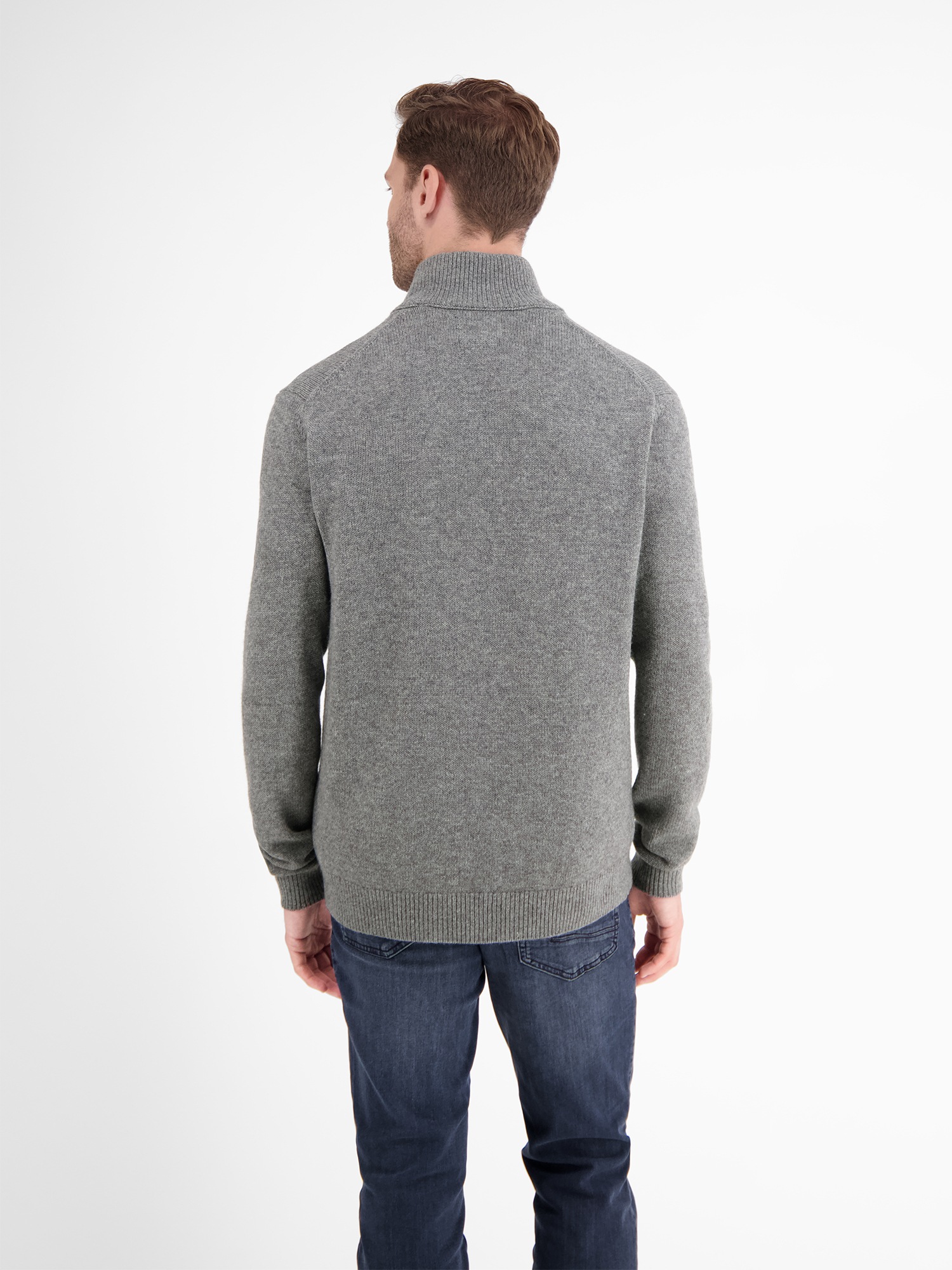 LERROS Veste en tricot »LERROS Schurwoll-Strickjacke mit Kaschmiranteil«