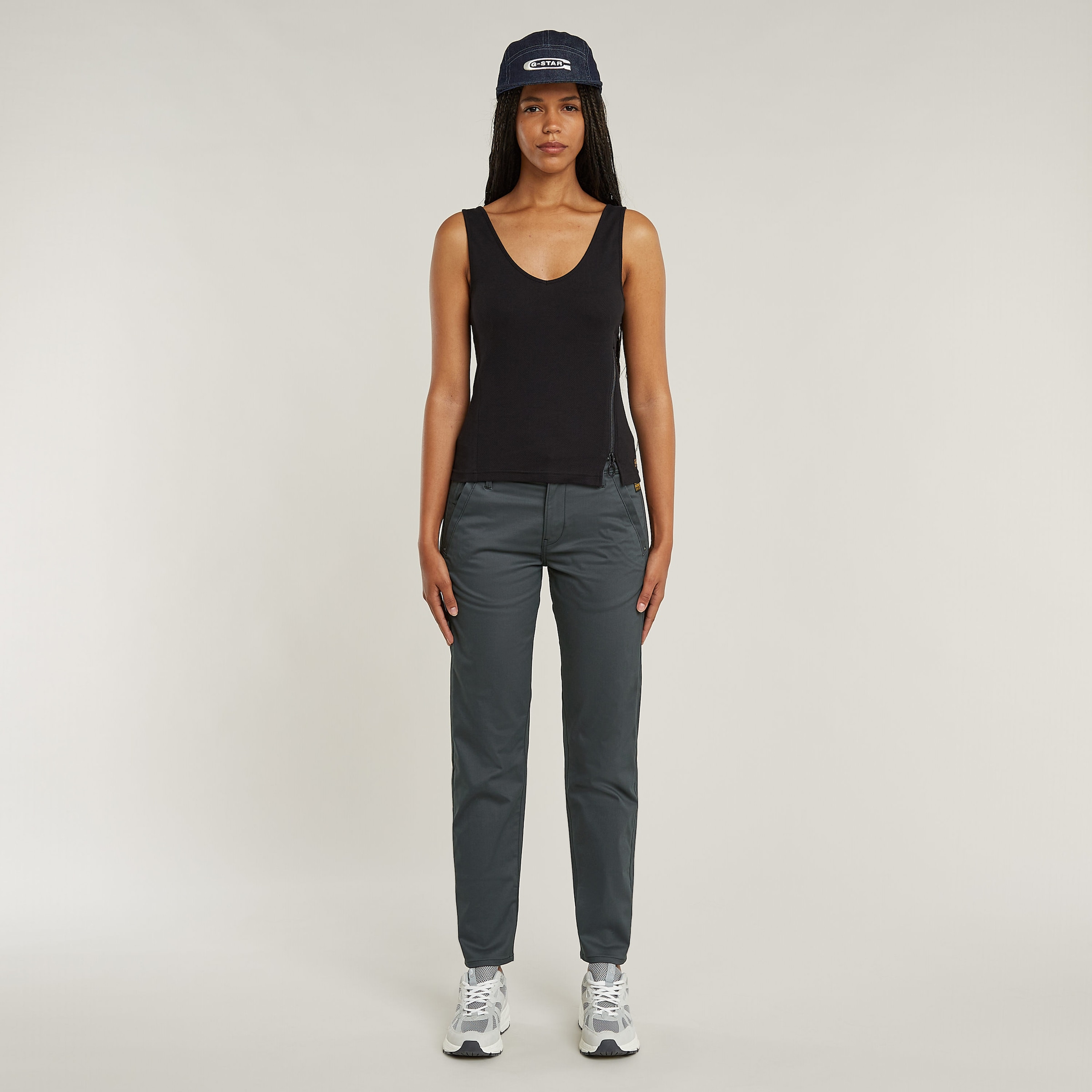 G-STAR Trägertop »Asymmetrical Zip«, mit Reissverschluss