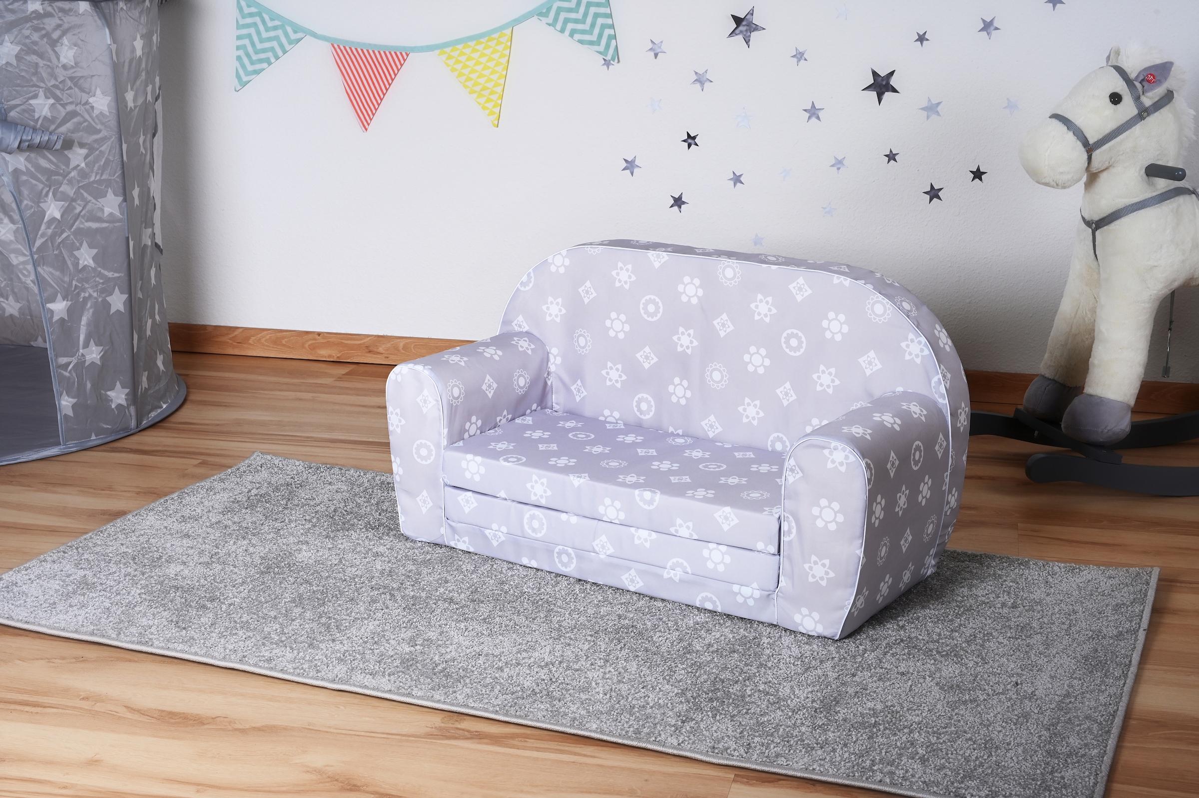 Knorrtoys® Sofa »Royal Grey«, für Kinder; Made in Europe
