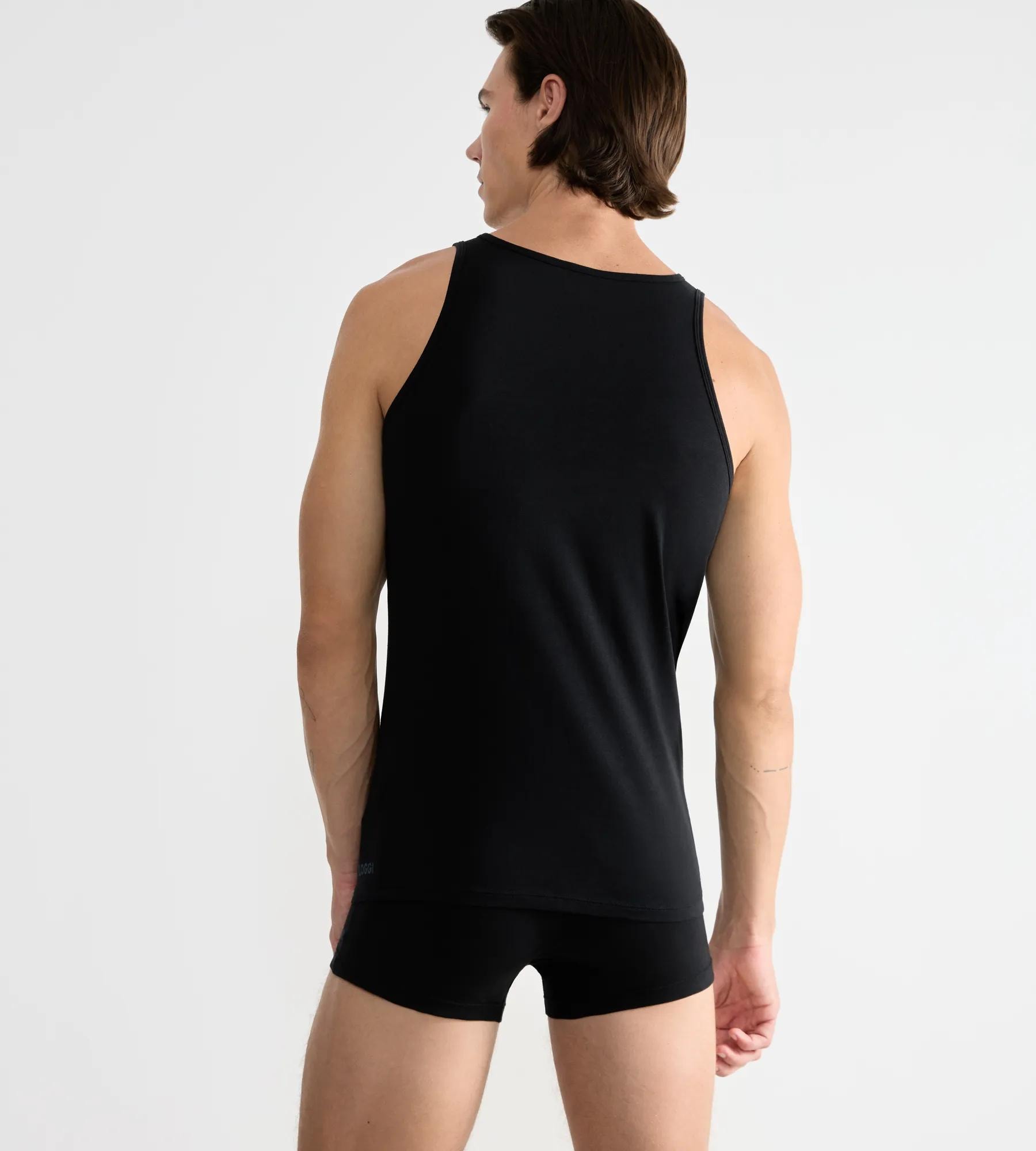 sloggi Tanktop »men GO ABC 2.0« Rundhalsausschnitt, ärmellos, Regular Fit, Baumwollmischung