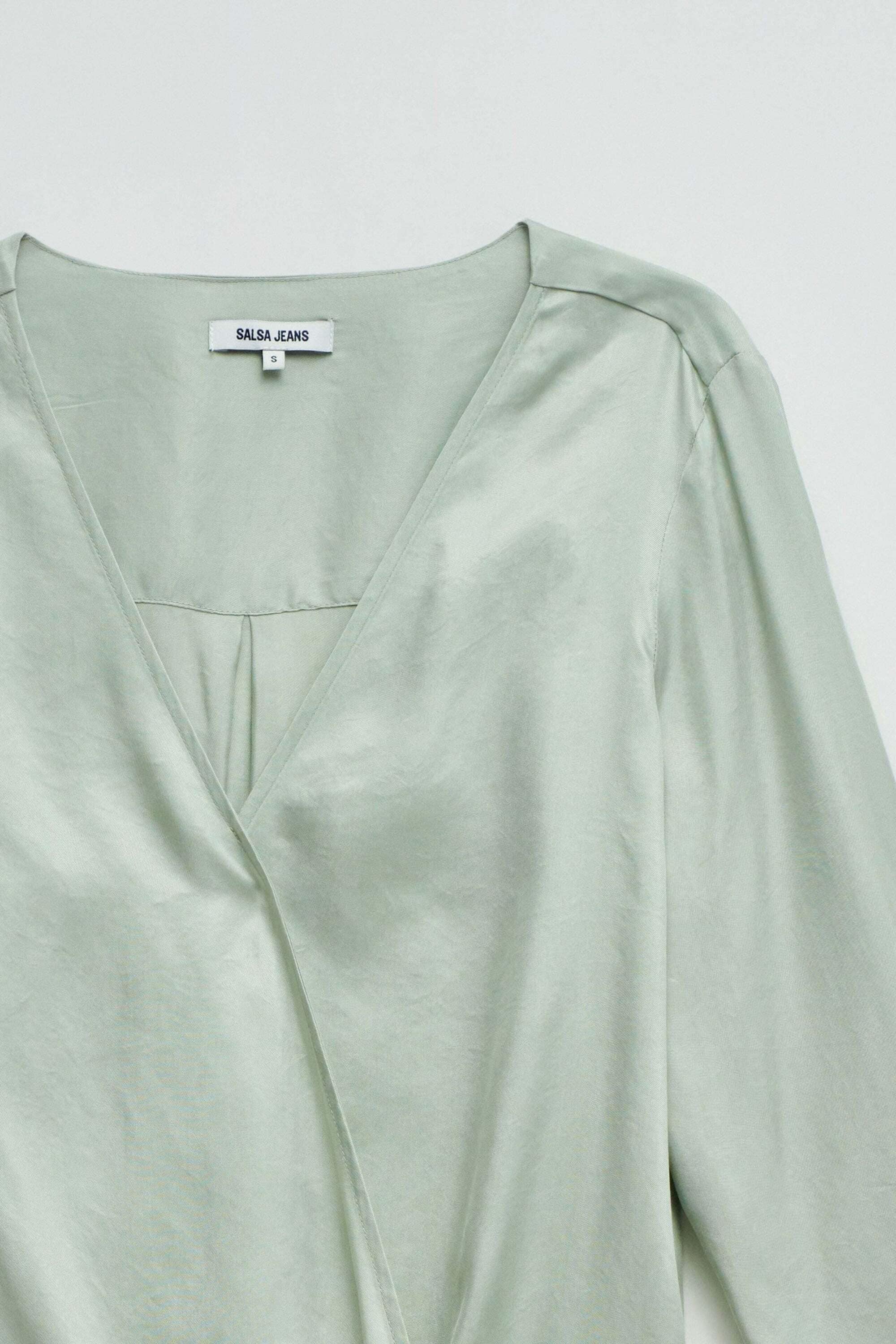 Salsa Blouse à manches longues »Salsa Jeans Langarmbluse Wrap«