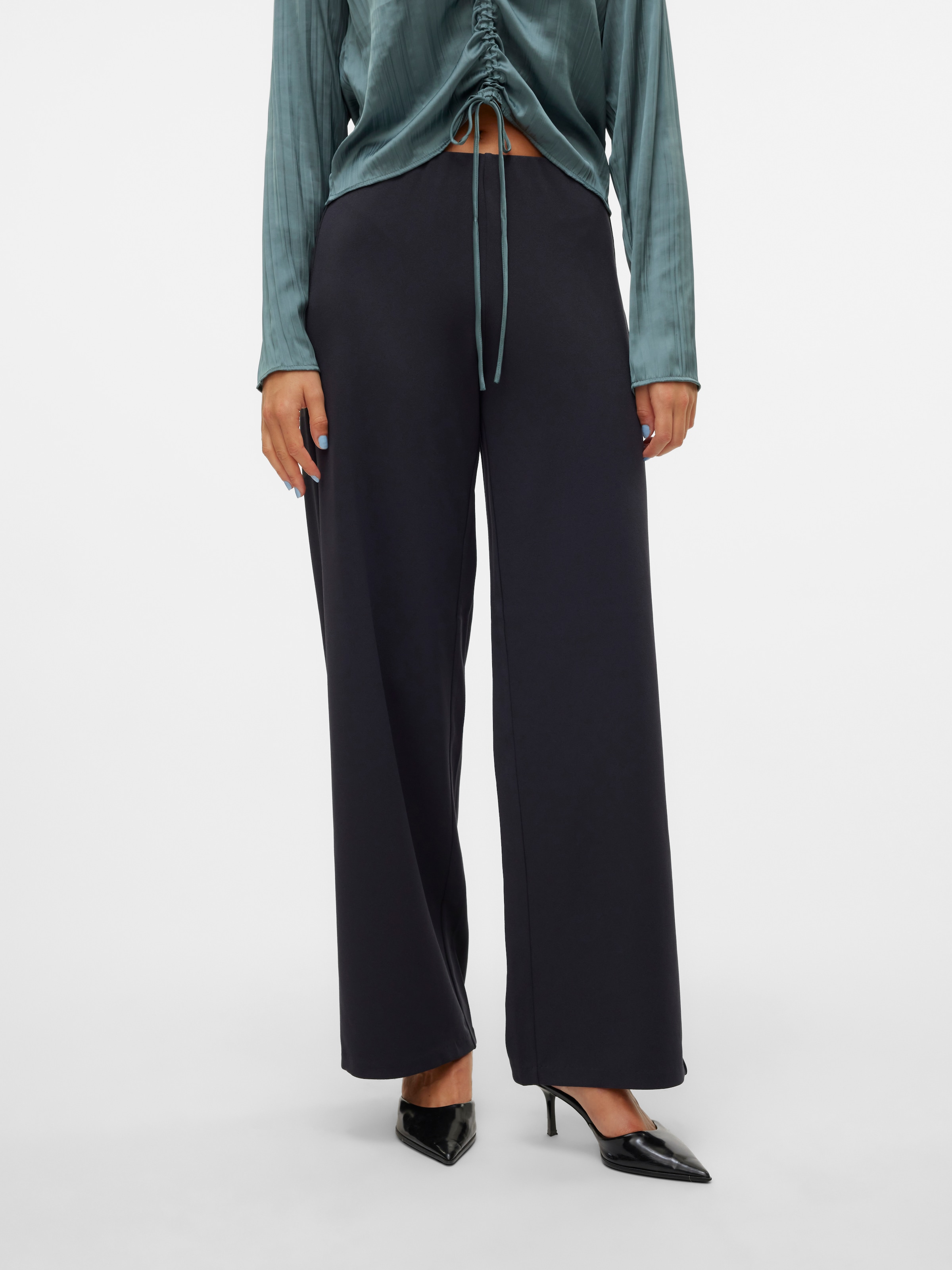 Vero Moda Schlupfhose »VMBERLIN ZAMIRA MW WIDE PANT NOOS«, Sommerhose