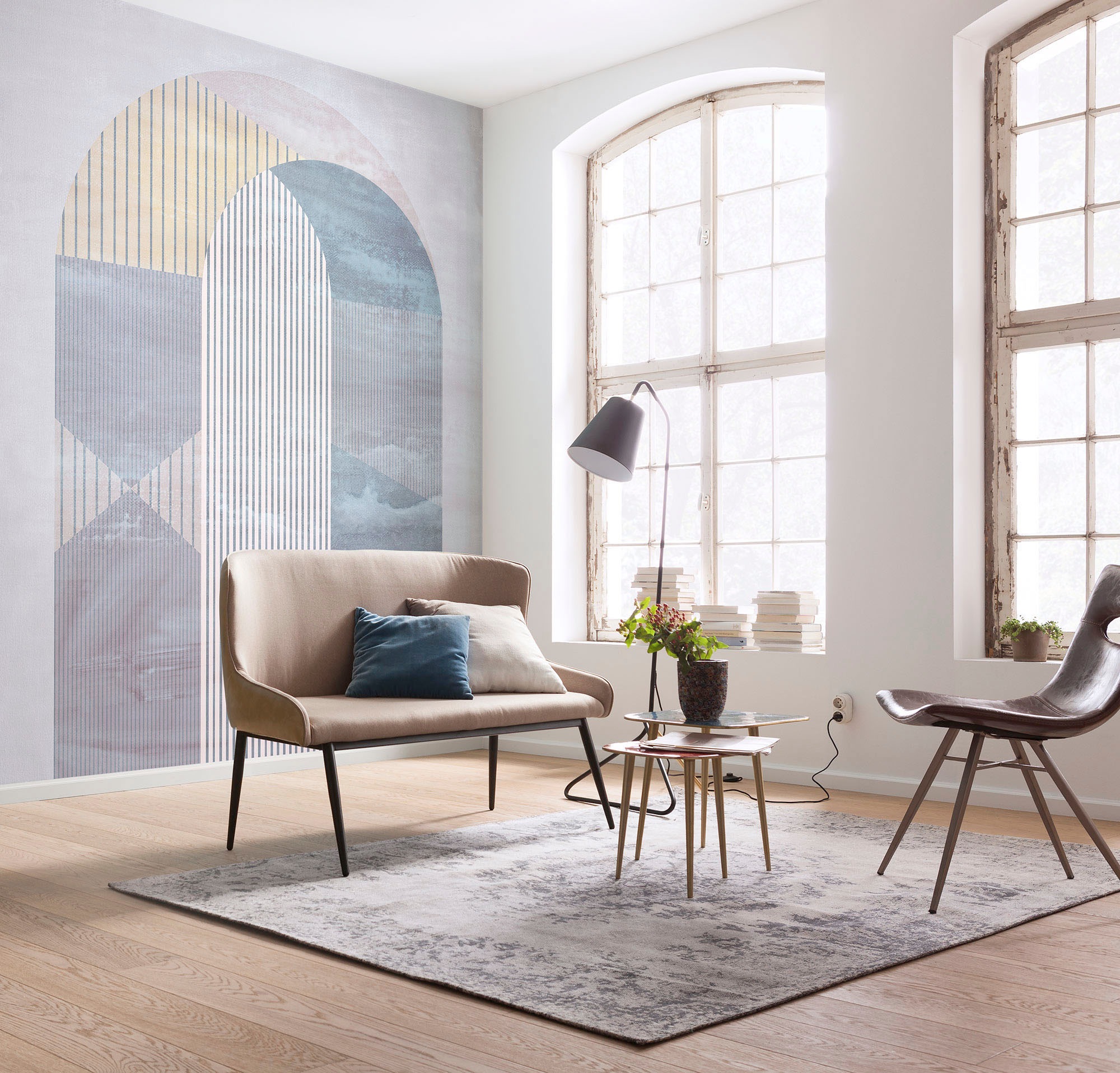 Image of Komar Fototapete "Digitaldruck Vlies - Arched Gate - Grösse 200 x 250 cm" bedruckt glatt Wohnzimmer, Schlafzimmer