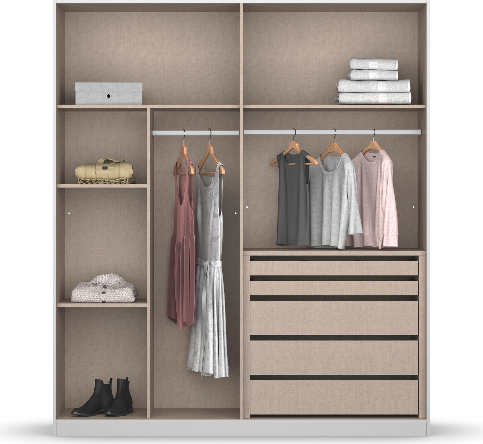 rauch Kleiderschrank »Monostar« mit umfangreicher Innenausstattung