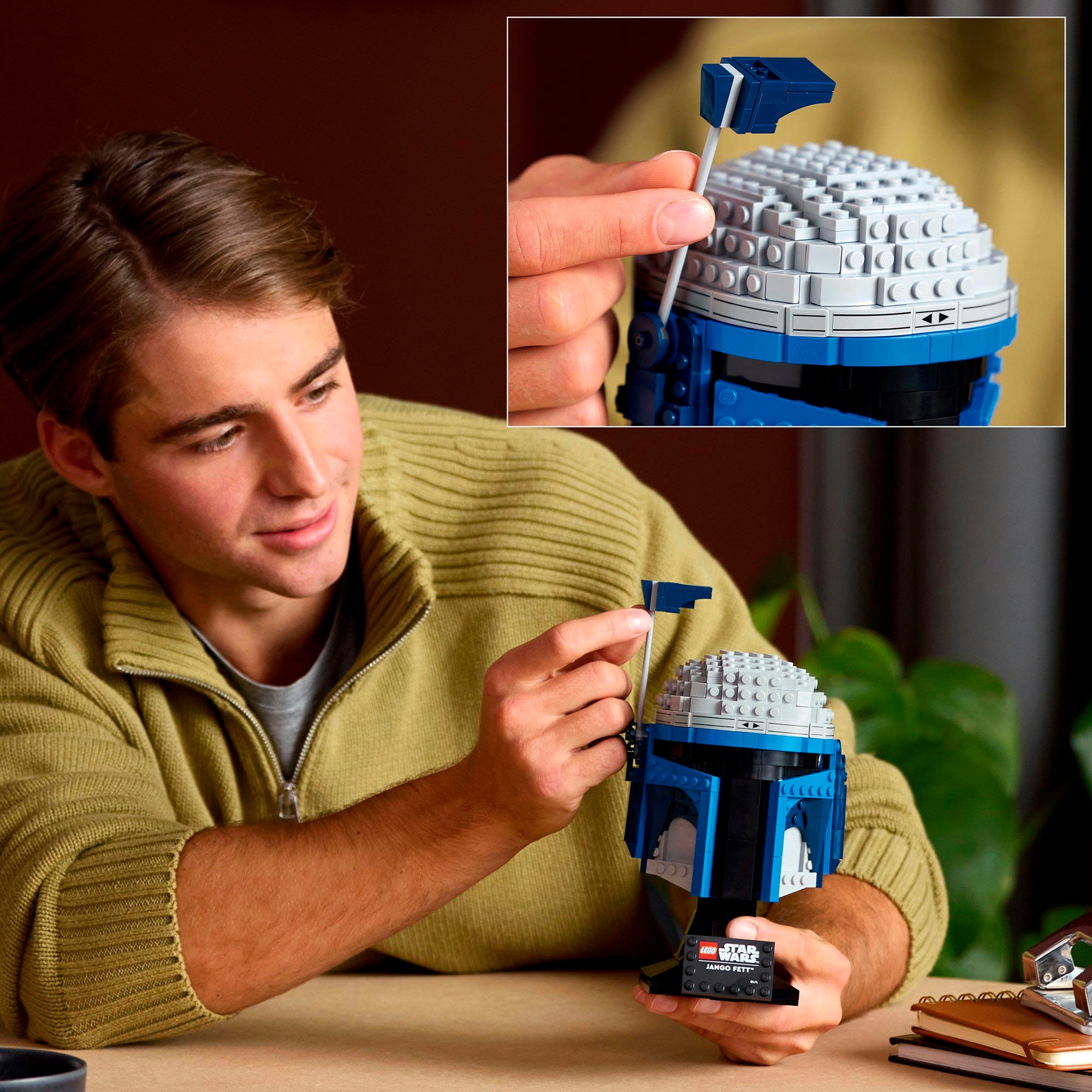 LEGO® Pions de construction »Jango Fett Helm (75408), LEGO Star Wars ™« Made in Europe