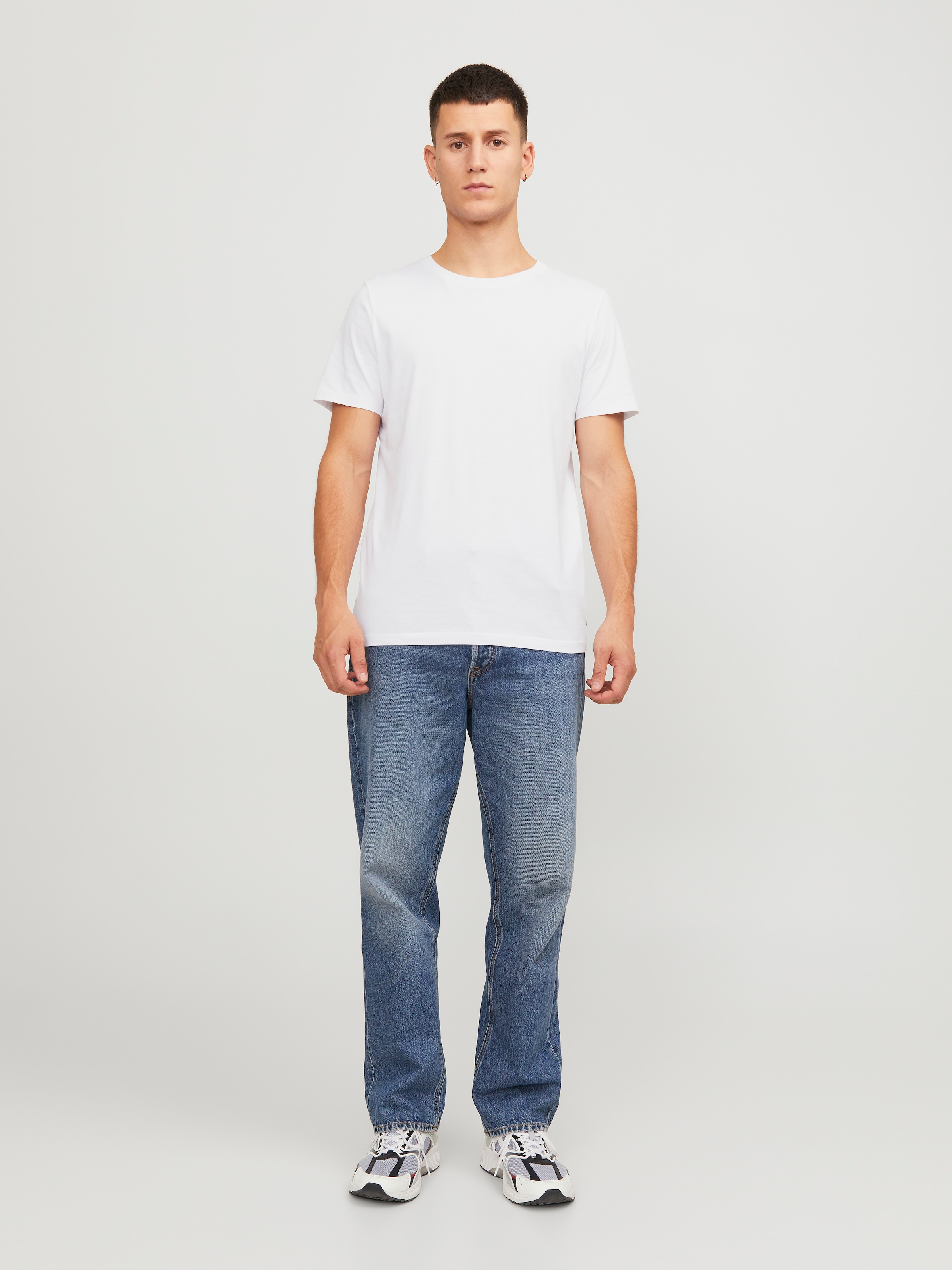 Jack & Jones T-shirt »JJEORGANIC BASIC TEE SS O-NE 5PK MP NOOS« Packung, 5er-Pack, 5 cuis