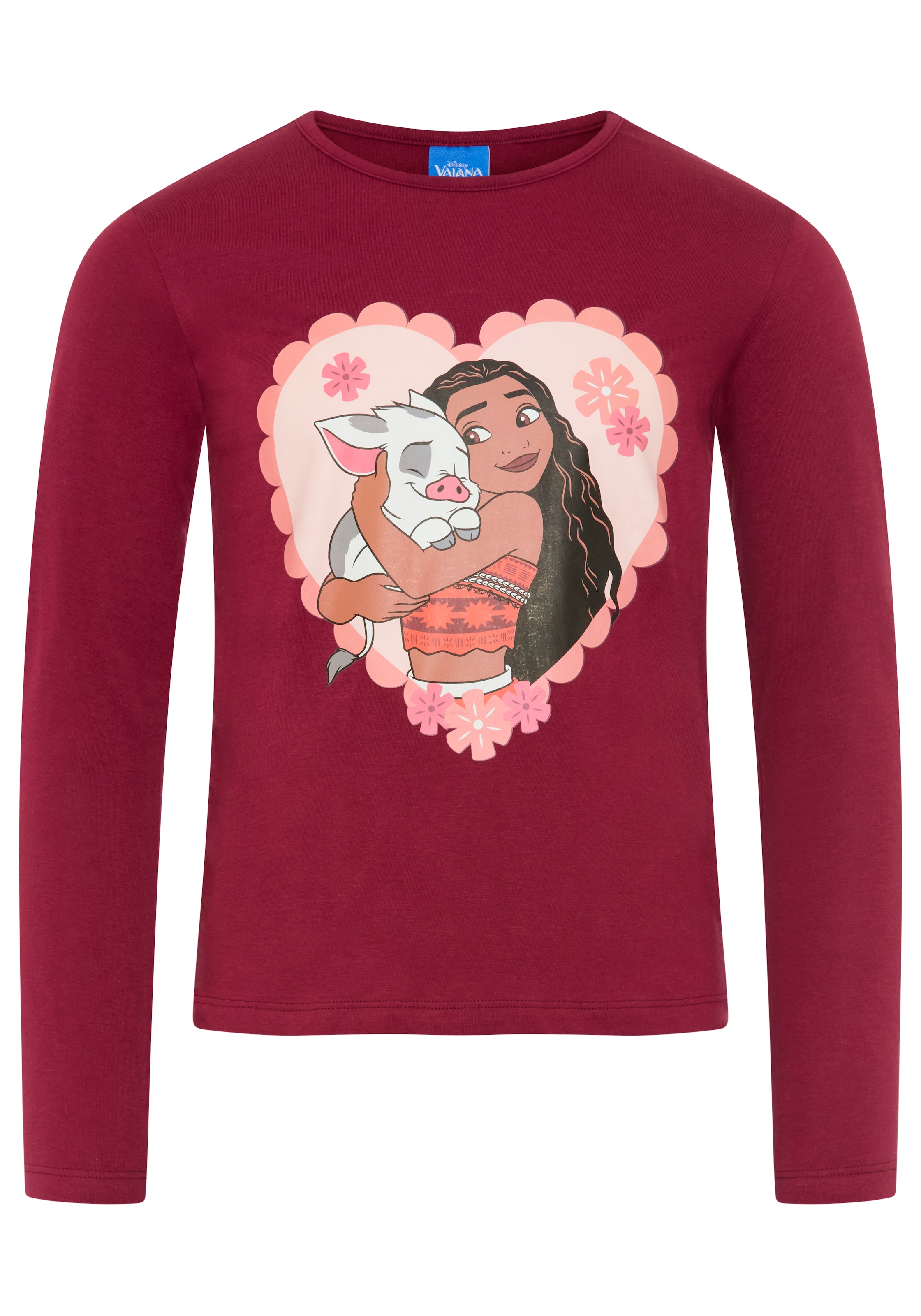 KIDSWORLD T-shirt à manches longues »VIANA Shirt, Disney« manches longues, coupe basique longueur hanches, motif imprimé