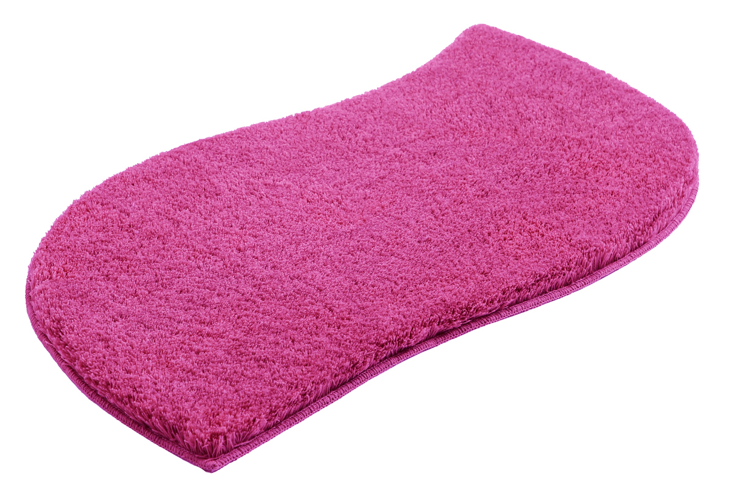 my home Badematte »Merida, Badvorleger, Badezimmer Teppich«, rutschhemmend beschichtet, fussbodenheizungsgeeignet-schnell trocknend-strapazierfähig, Badteppich, Uni Farben, rechteckig, rund & als 2-tlg. Set erhältlich