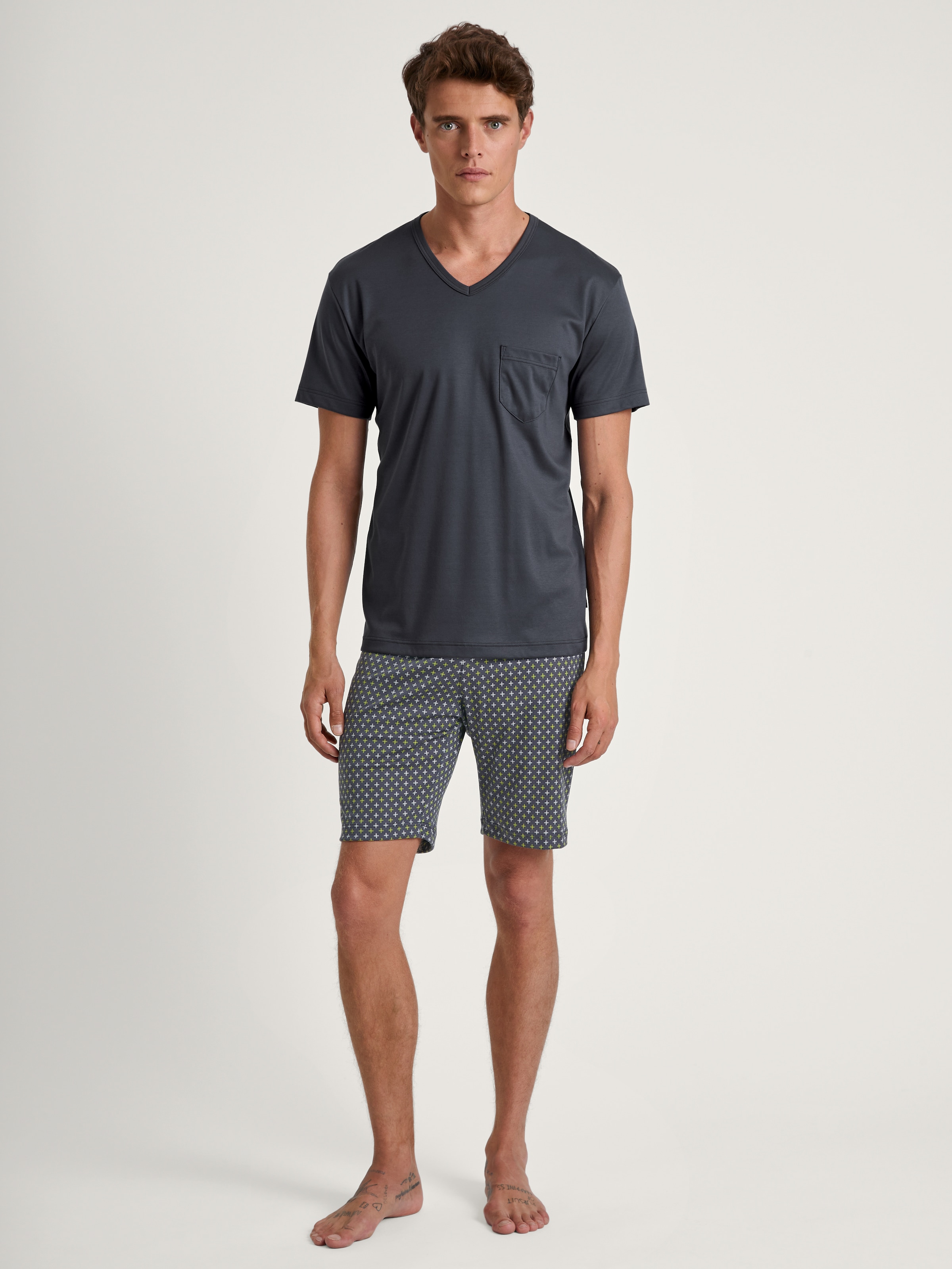 Image of CALIDA Shorty "Relax Swiss Edition" 2 tlg. mit Brusttasche
