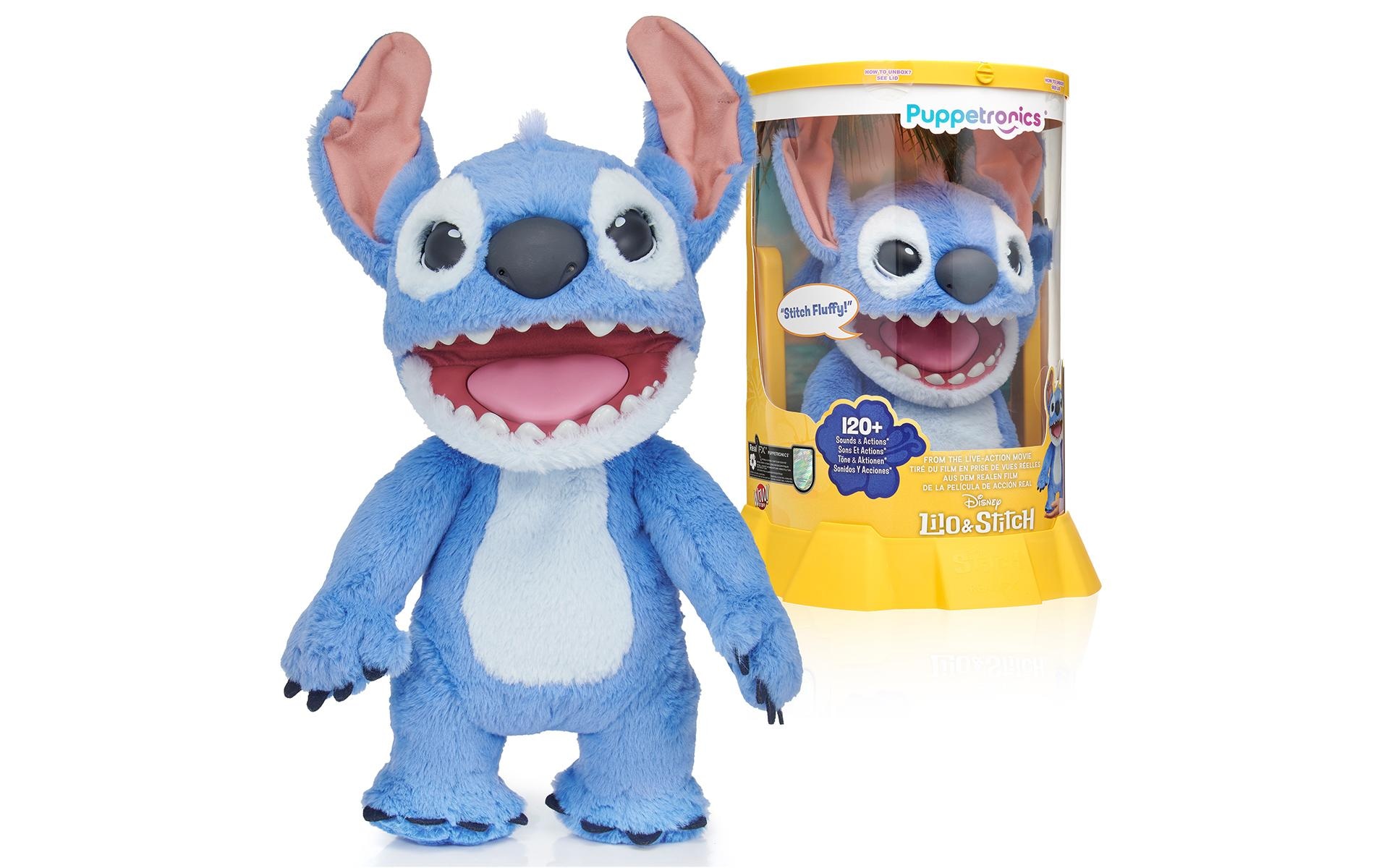  Plüschfigur »Stitch Funktionsplüsch Real FX Stitch 45 cm« Interaktives animatronisches Plüschtier mit über 100 Sounds