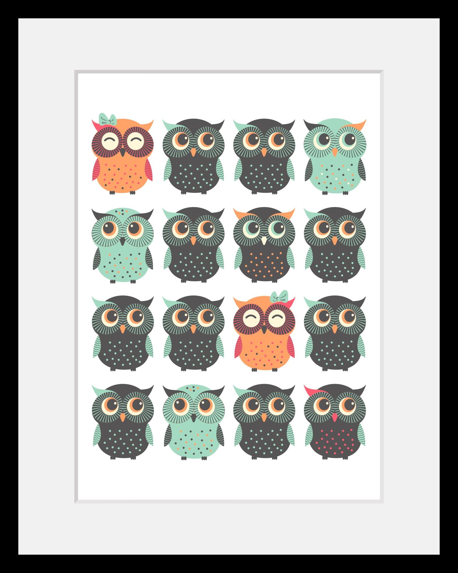 Image of Home affaire Bild »Eulen«, mit Rahmen bei Ackermann Versand Schweiz