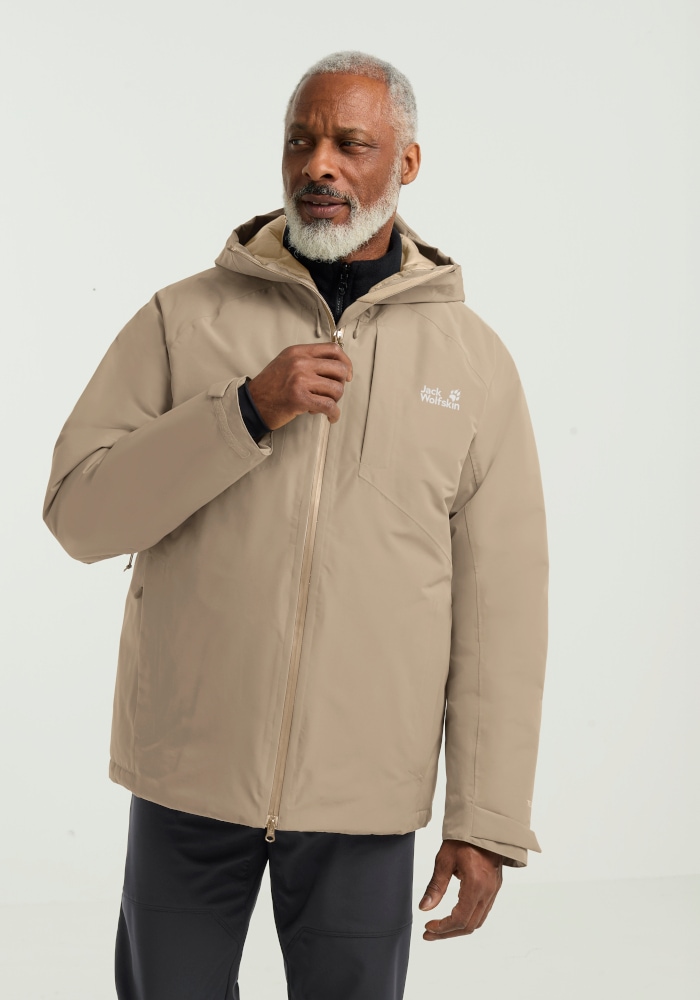 Image of Jack Wolfskin Daunenjacke "ICECAPE 2L DOWN INS JKT M RDS" mit Kapuze Daunenjacke, warm, wind- und wasserdicht