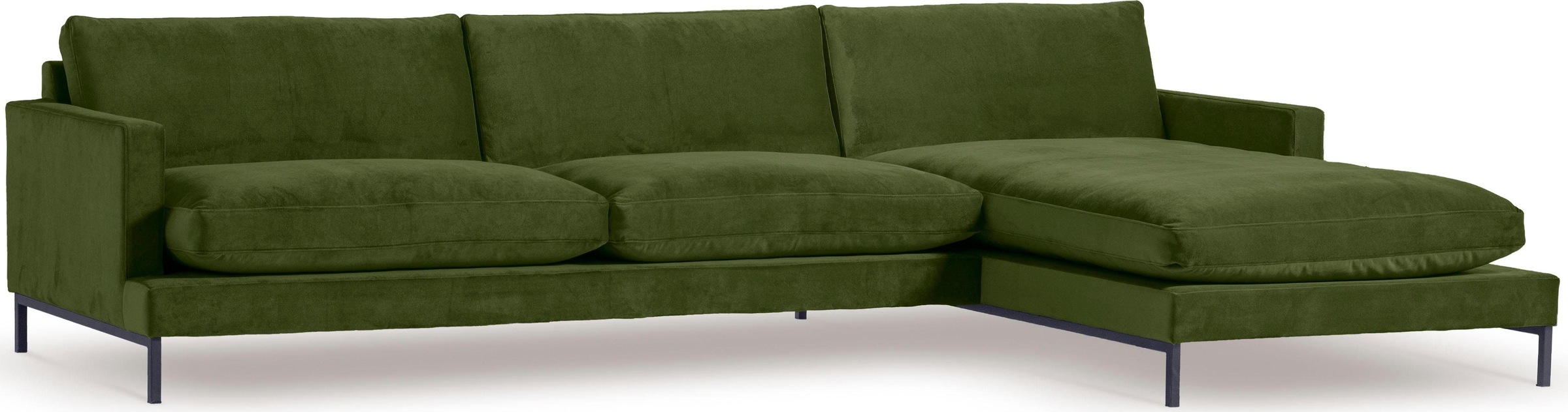andas Ecksofa »Welland« Ecksofa »Welland« in Knautsch-Optik mit Metallfüssen