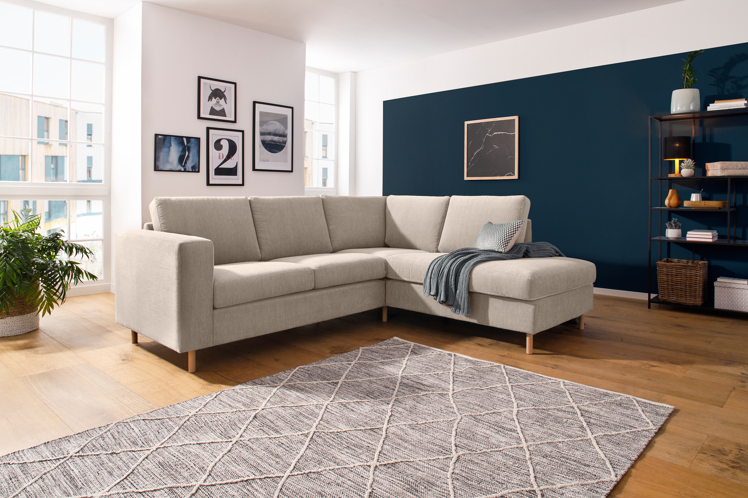 Image of Home affaire Ecksofa »Armando«, Luxus-Microfaser Bezug, in verschiedenen Farben bei Ackermann Versand Schweiz