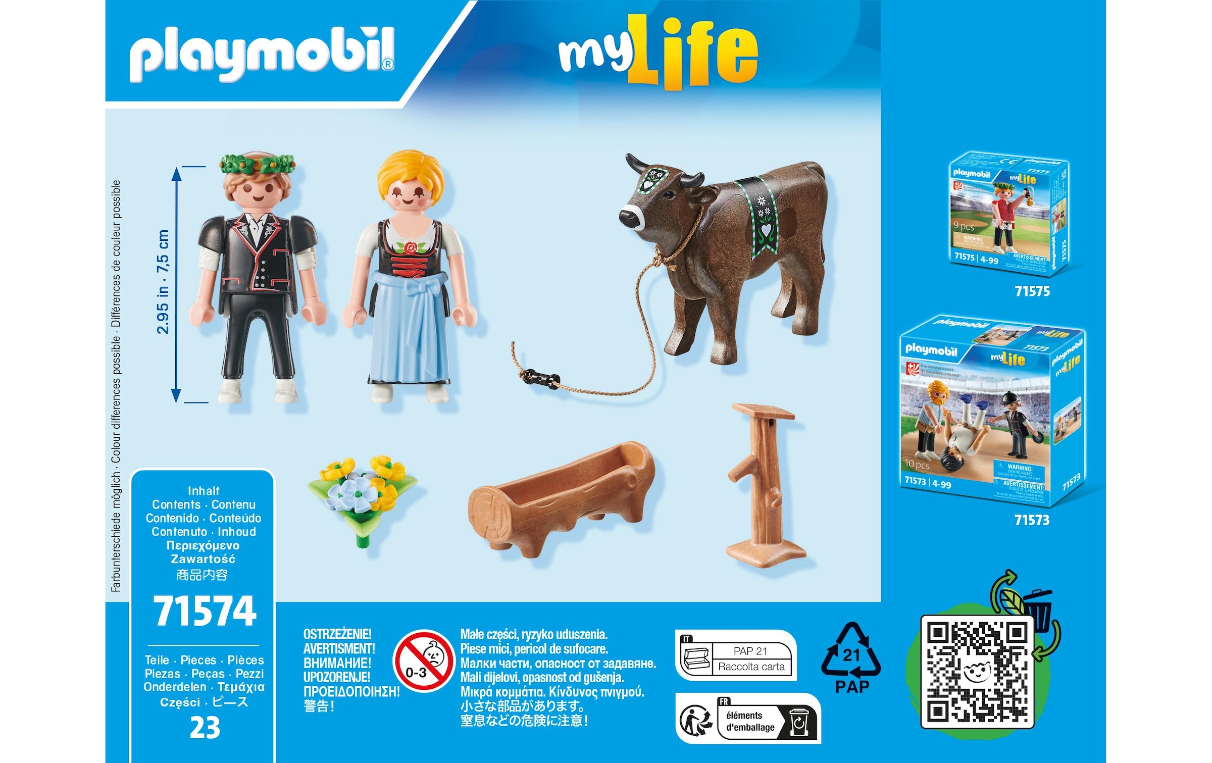 Playmobil® Spielbausteine »My Life Siegerehrung Schwingerkönig 71574«
