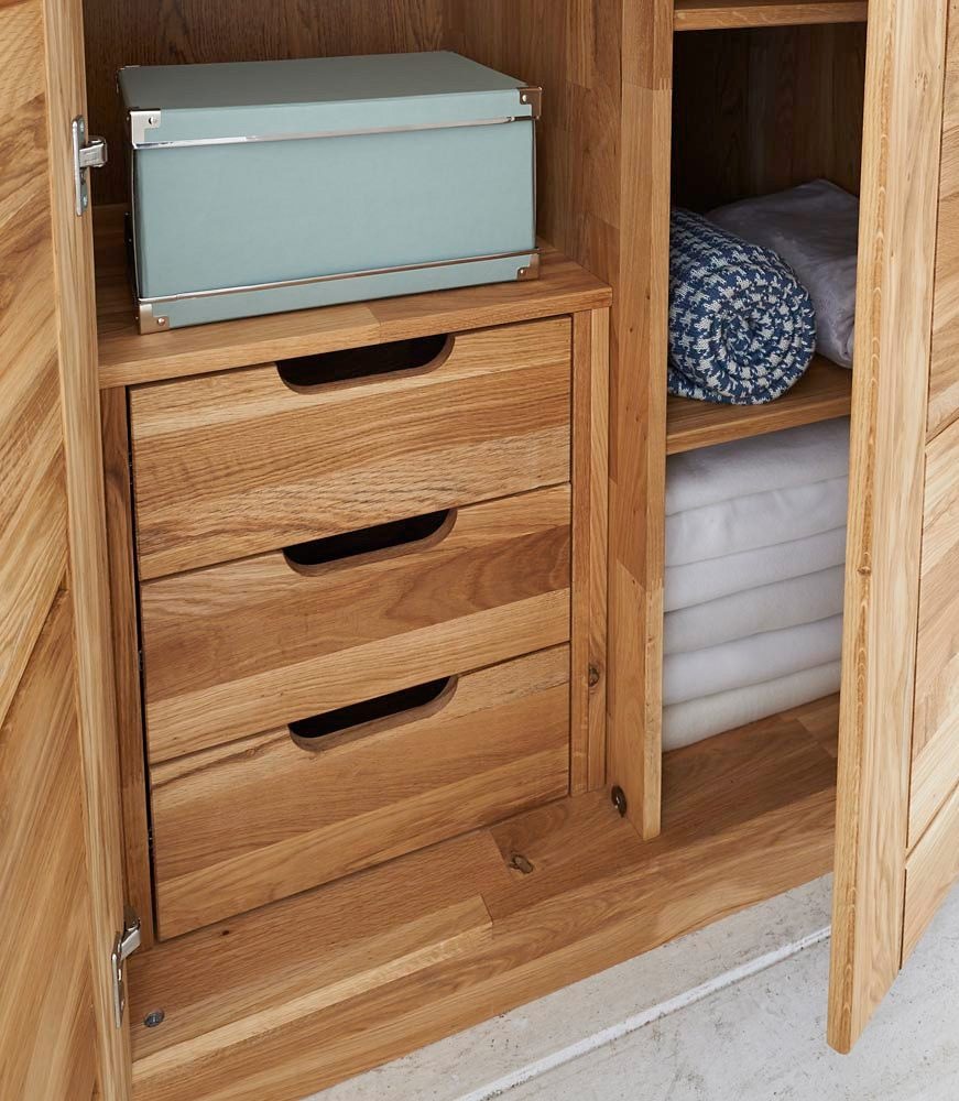 Image of Premium collection by Home affaire Schubkasteneinsatz, aus schönem massivem Wildeichenholz, in zwei verschiedenen Breiten bei Ackermann Versand Schweiz