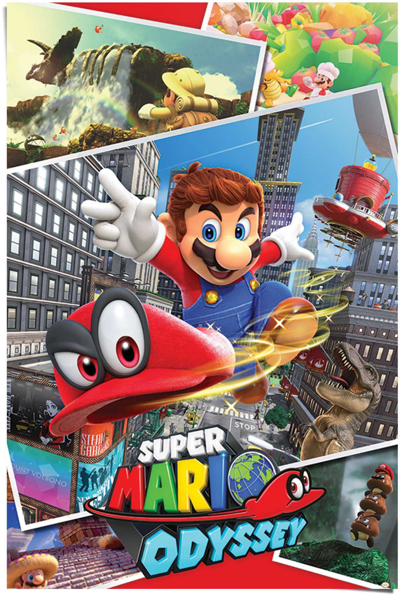 Image of Reinders! Poster »Super Mario Odyssey«, (1 St.) bei Ackermann Versand Schweiz