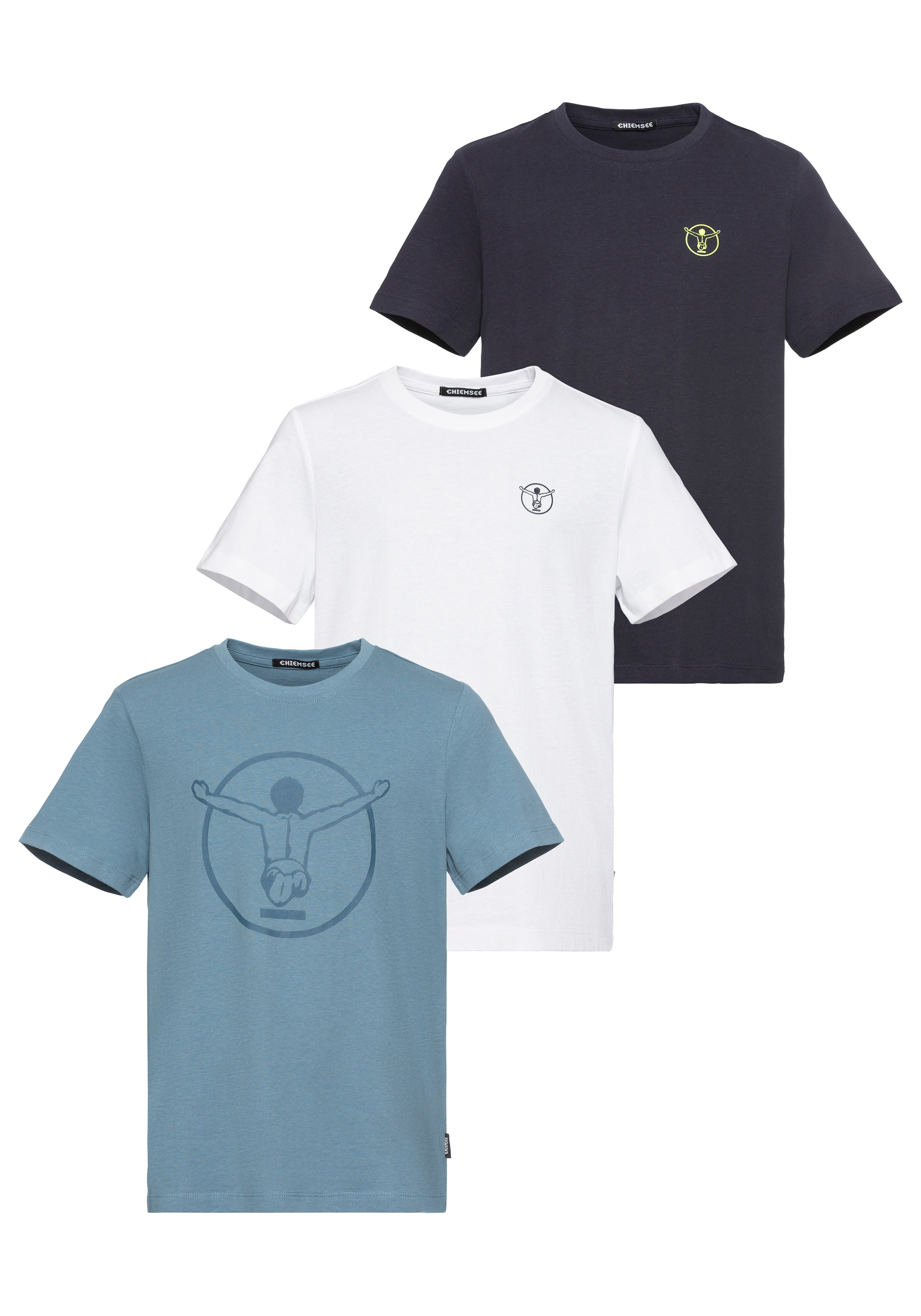 Image of Chiemsee T-Shirt "für Kinder im 3er Pack" Packung, 3 Stk.