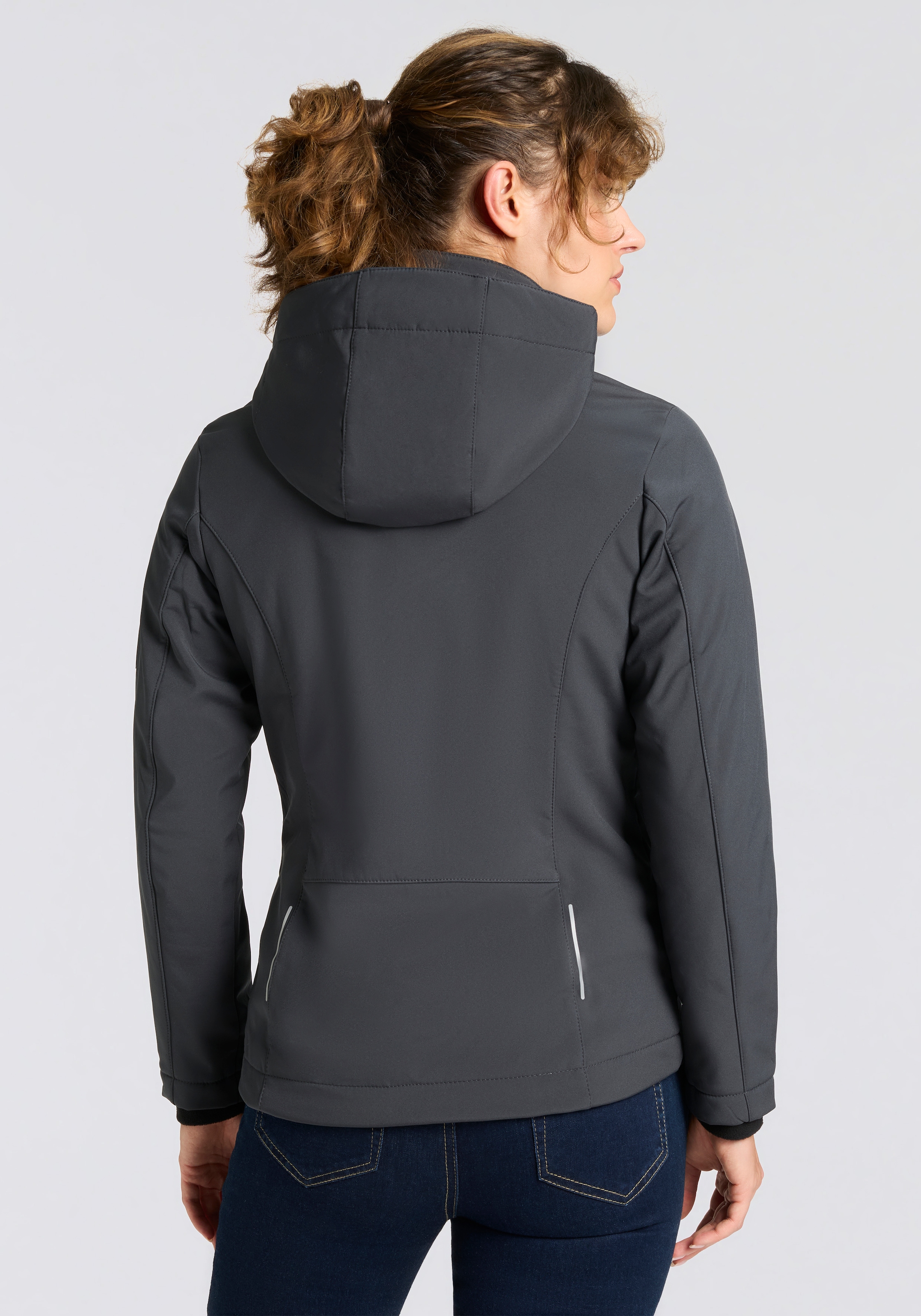 CMP Veste softshell »WOMAN JACKET ZIP HOOD« 1 cuis tlg. Wärmend & wind- & wasserabweisend, Übergangsjacke