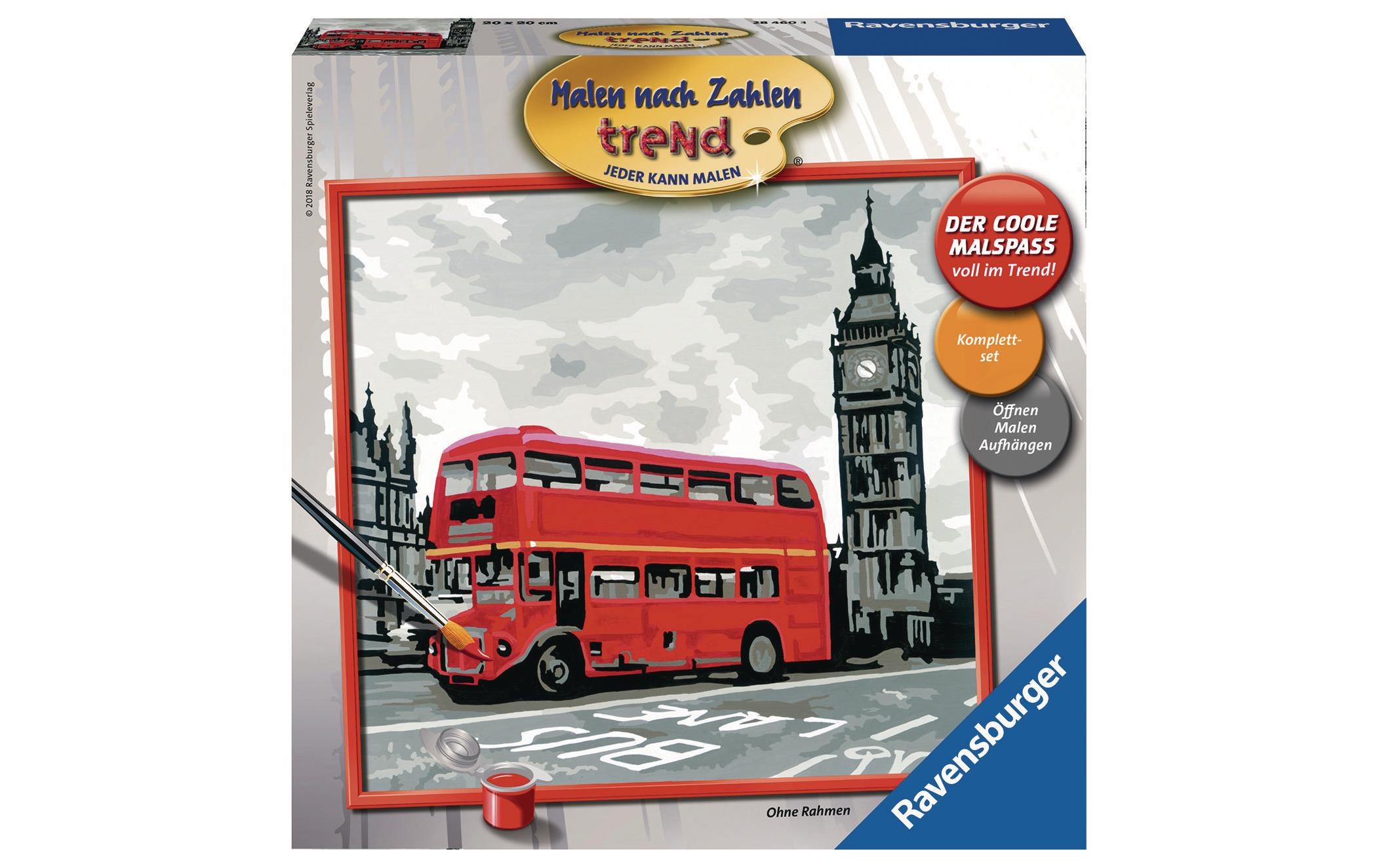 Image of Ravensburger Malen nach Zahlen »Malen nach Zahl«, Maltafel, Acrylfarben, Pinsel bei Ackermann Versand Schweiz