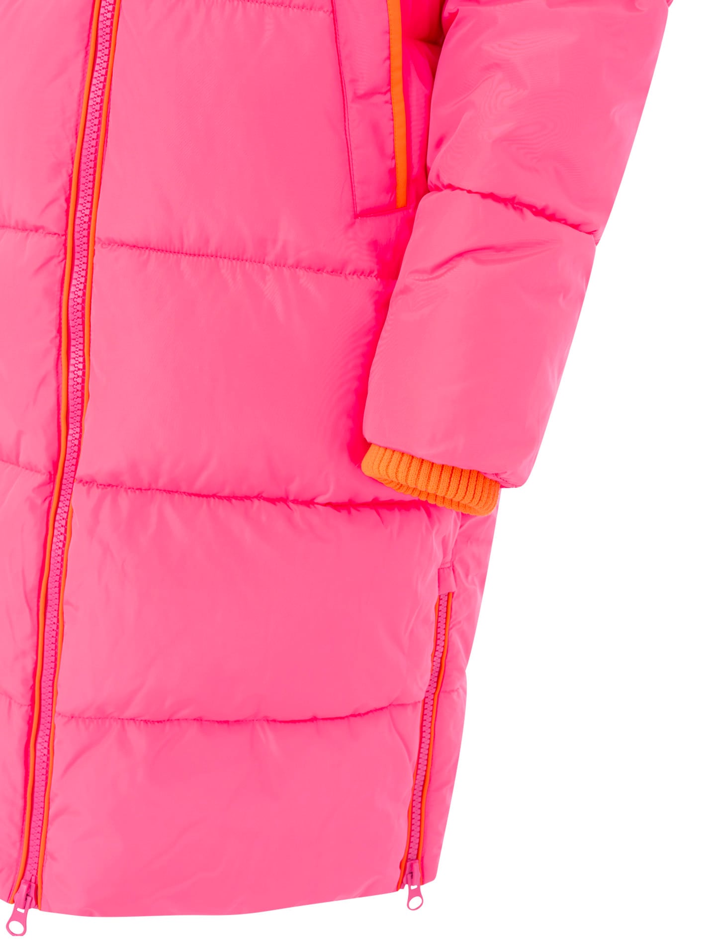 Zwillingsherz Steppmantel »„Cozy“« Kapuze, farbliche Details, Reissverschluss, elastische Bündchen